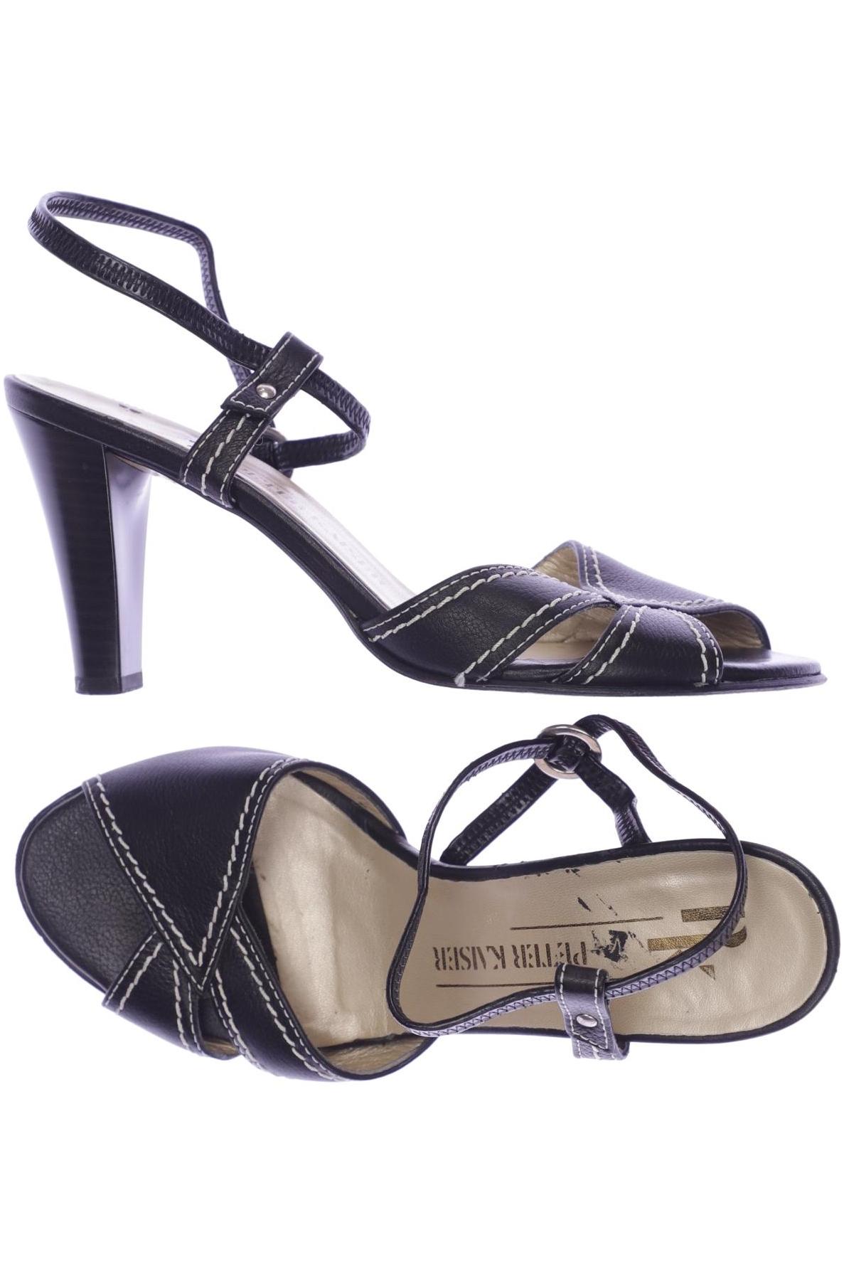 

Peter Kaiser Damen Sandale, schwarz, Gr. 4.5