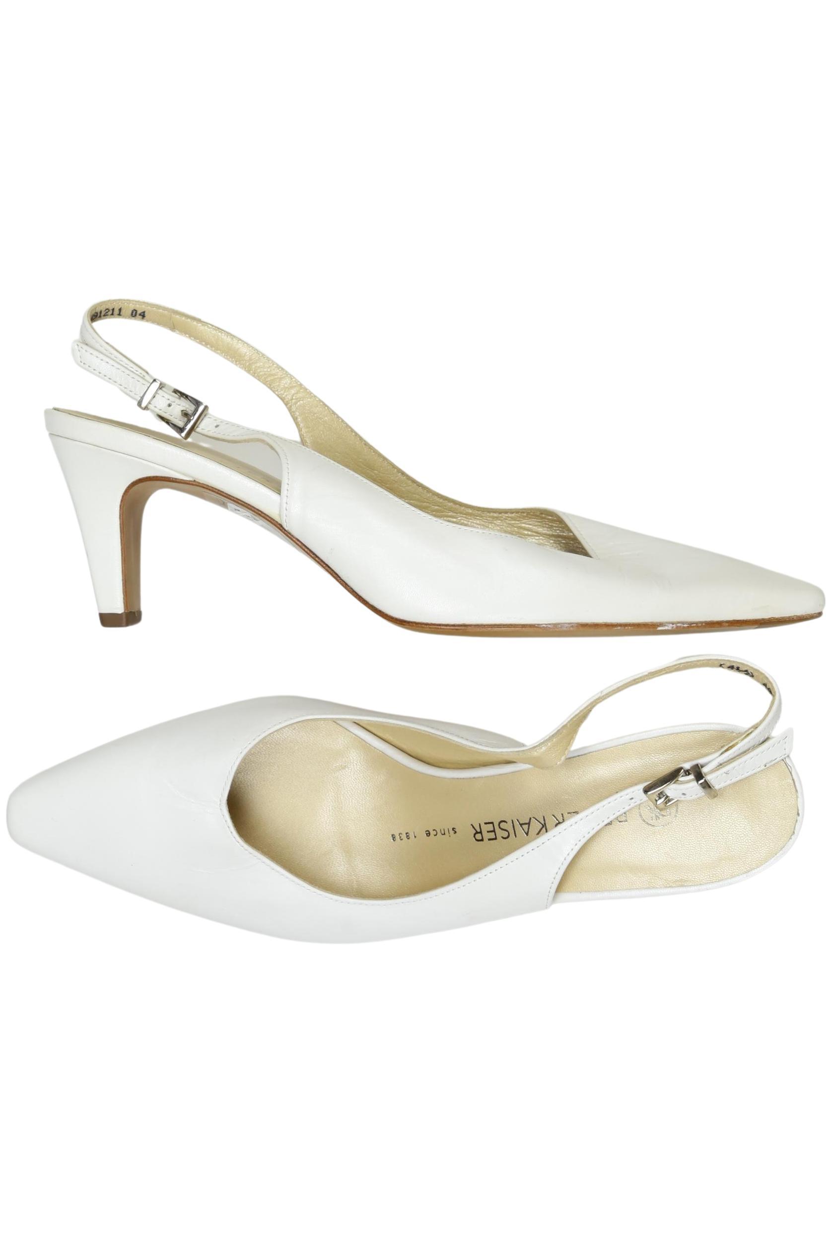 

Peter Kaiser Damen Sandale, weiß, Gr. 4.5