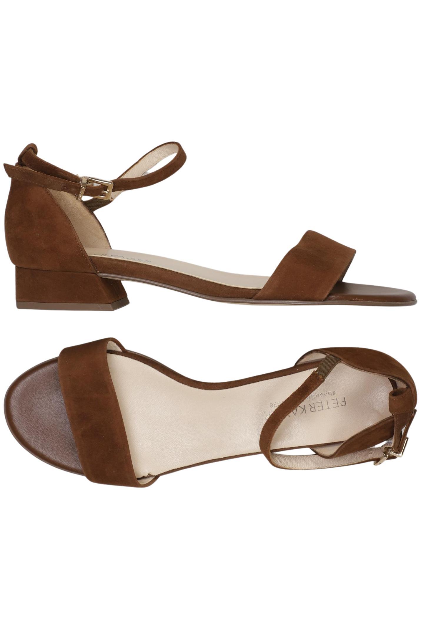 

Peter Kaiser Damen Sandale, braun, Gr. 6.5