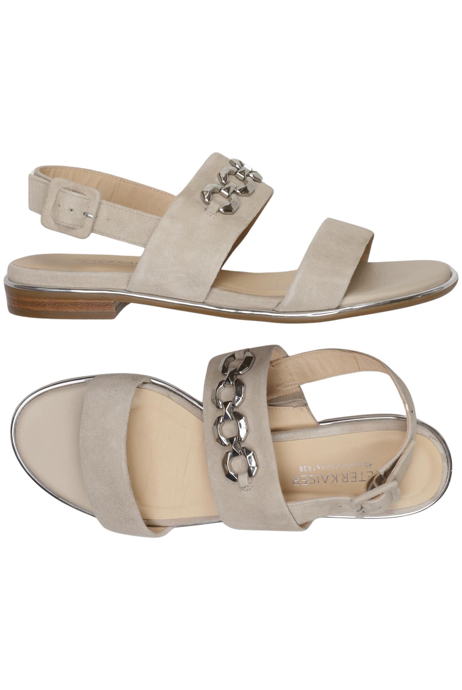 

Peter Kaiser Damen Sandale, beige, Gr. 6.5