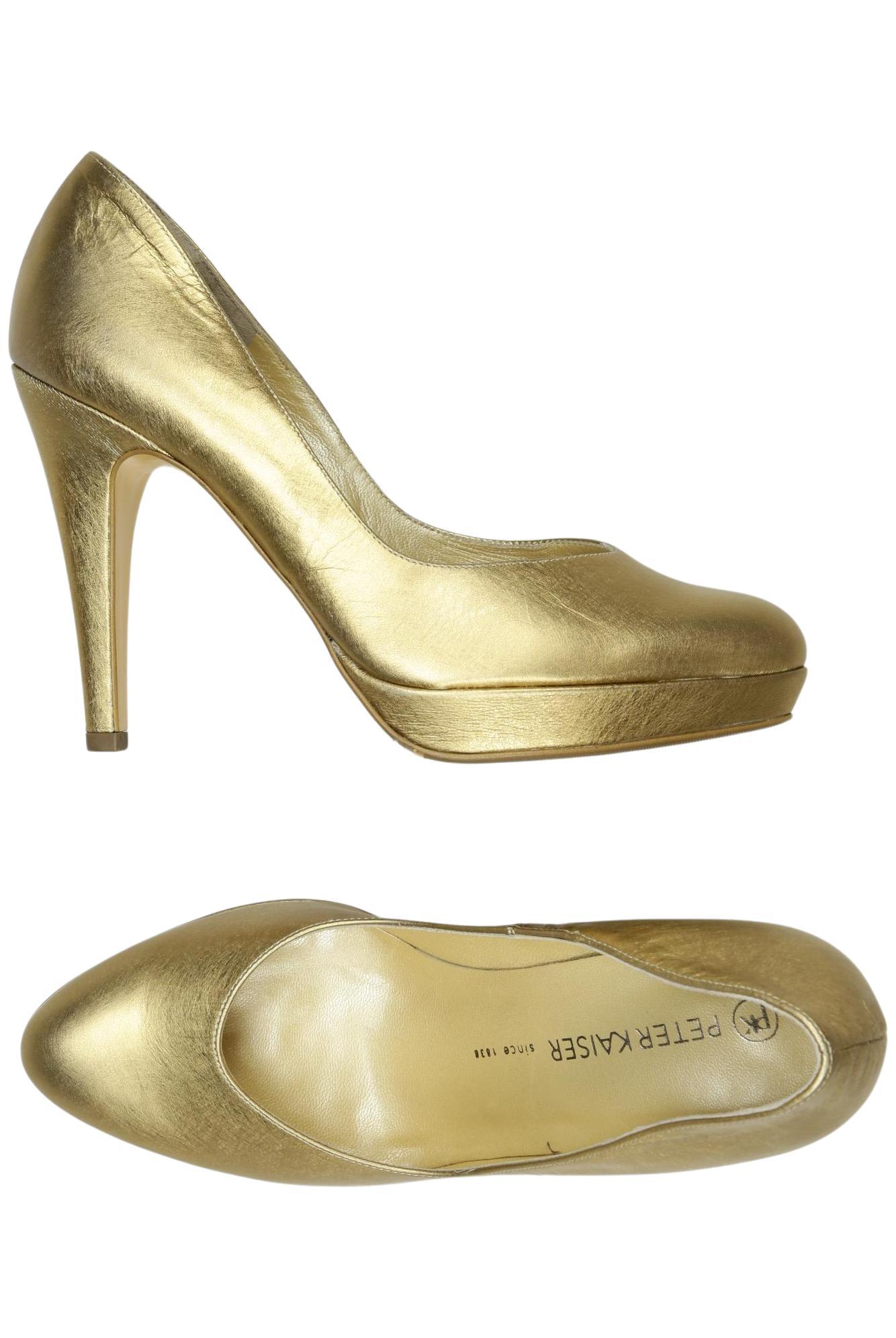 

Peter Kaiser Damen Pumps, gold, Gr. 5.5
