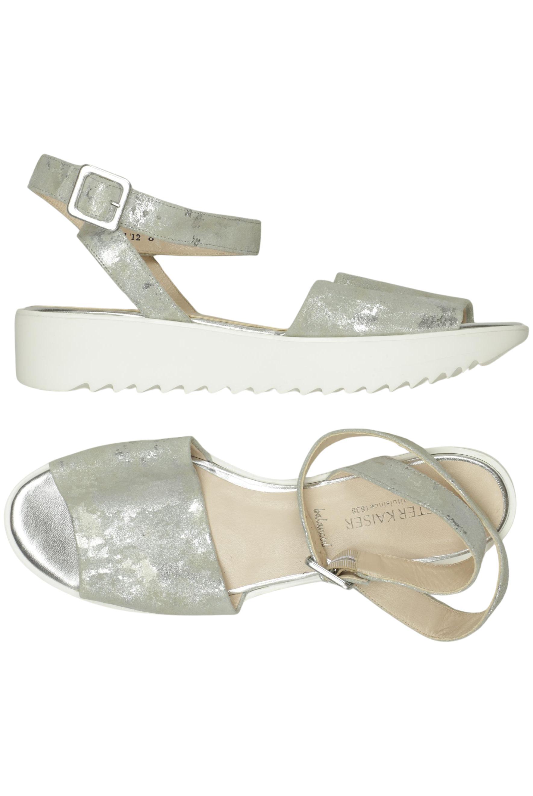 

Peter Kaiser Damen Sandale, silber, Gr. 8