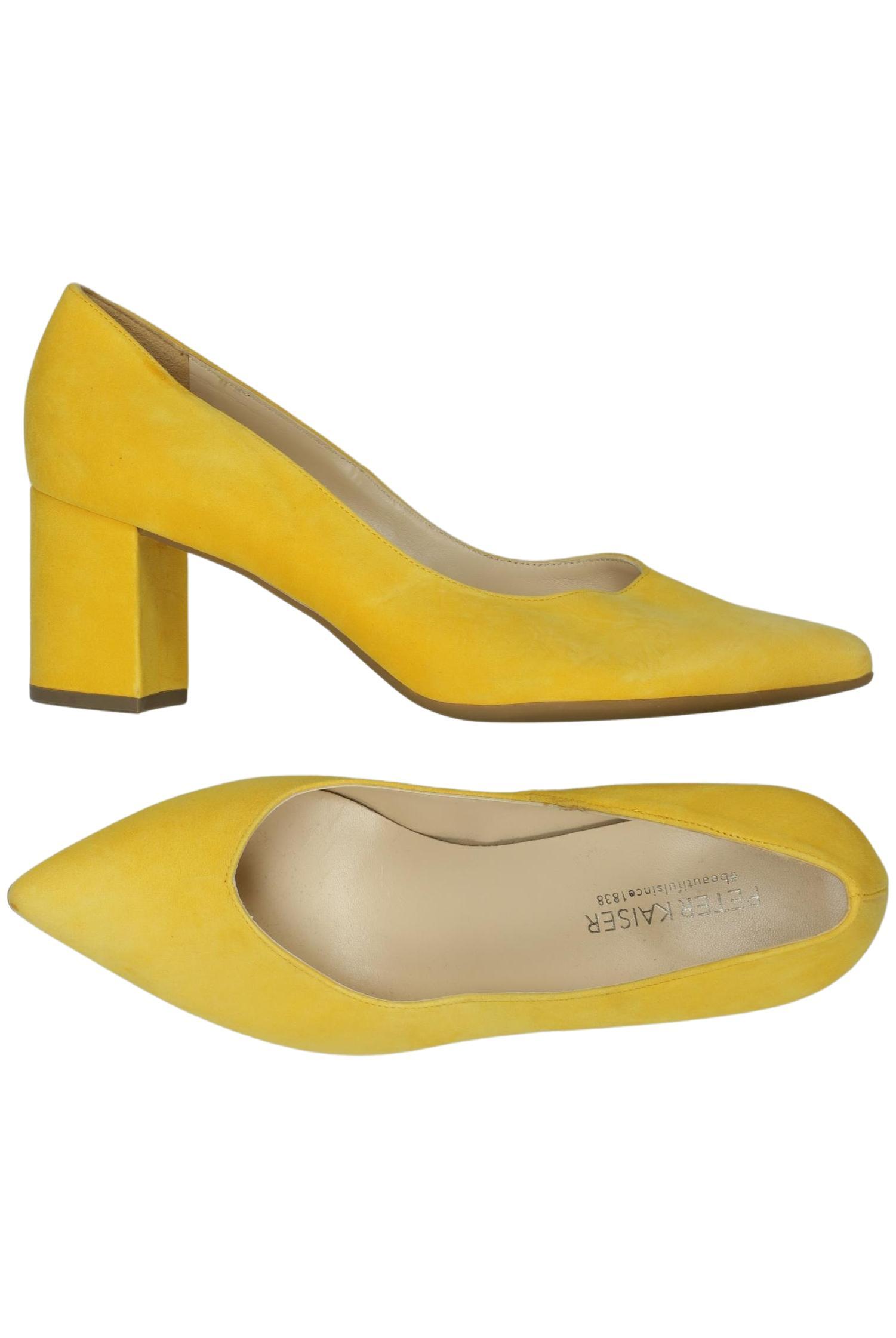 

Peter Kaiser Damen Pumps, gelb, Gr. 5.5