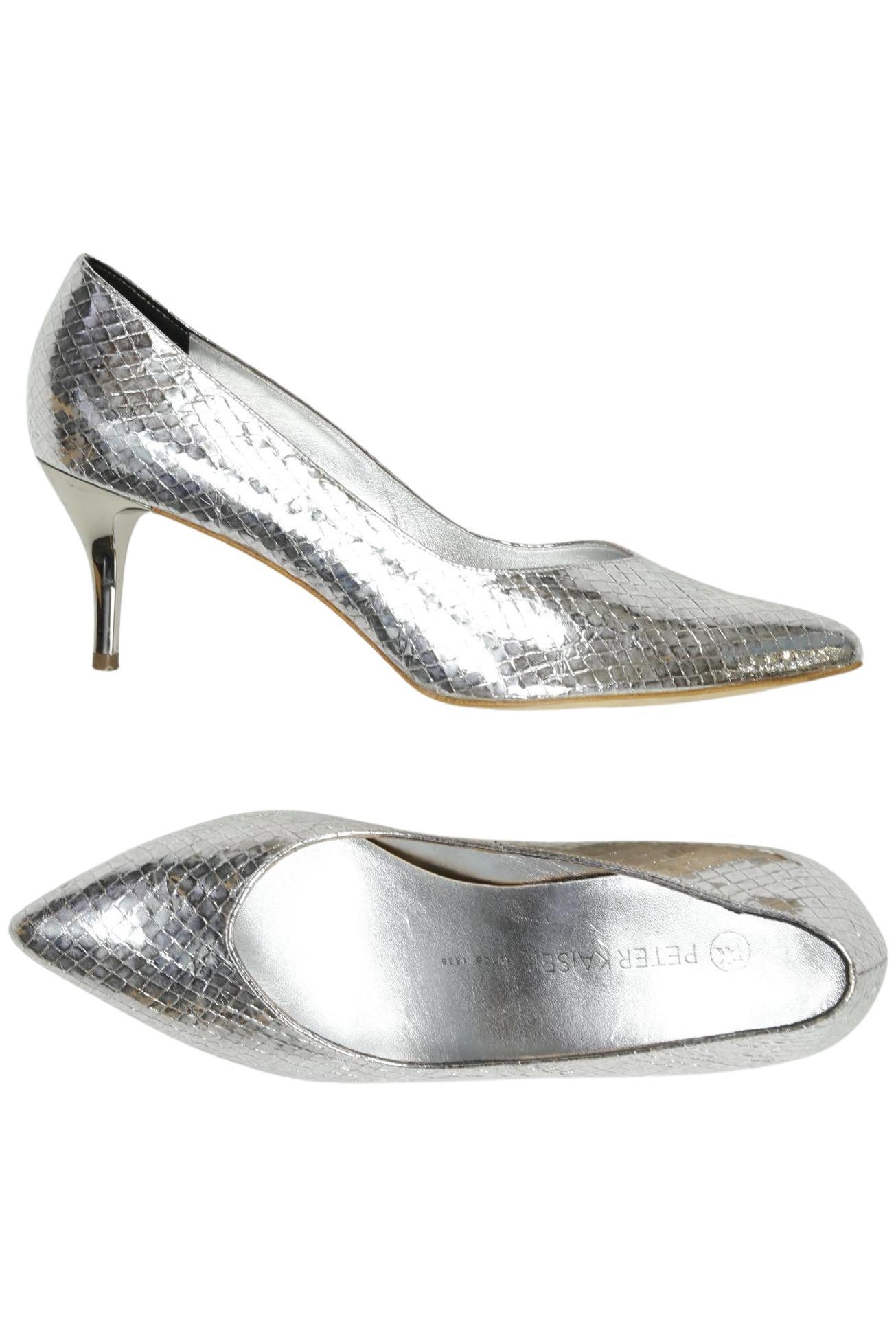 Thumbnail - Peter Kaiser Damen Pumps, silber, Gr. 5.5
