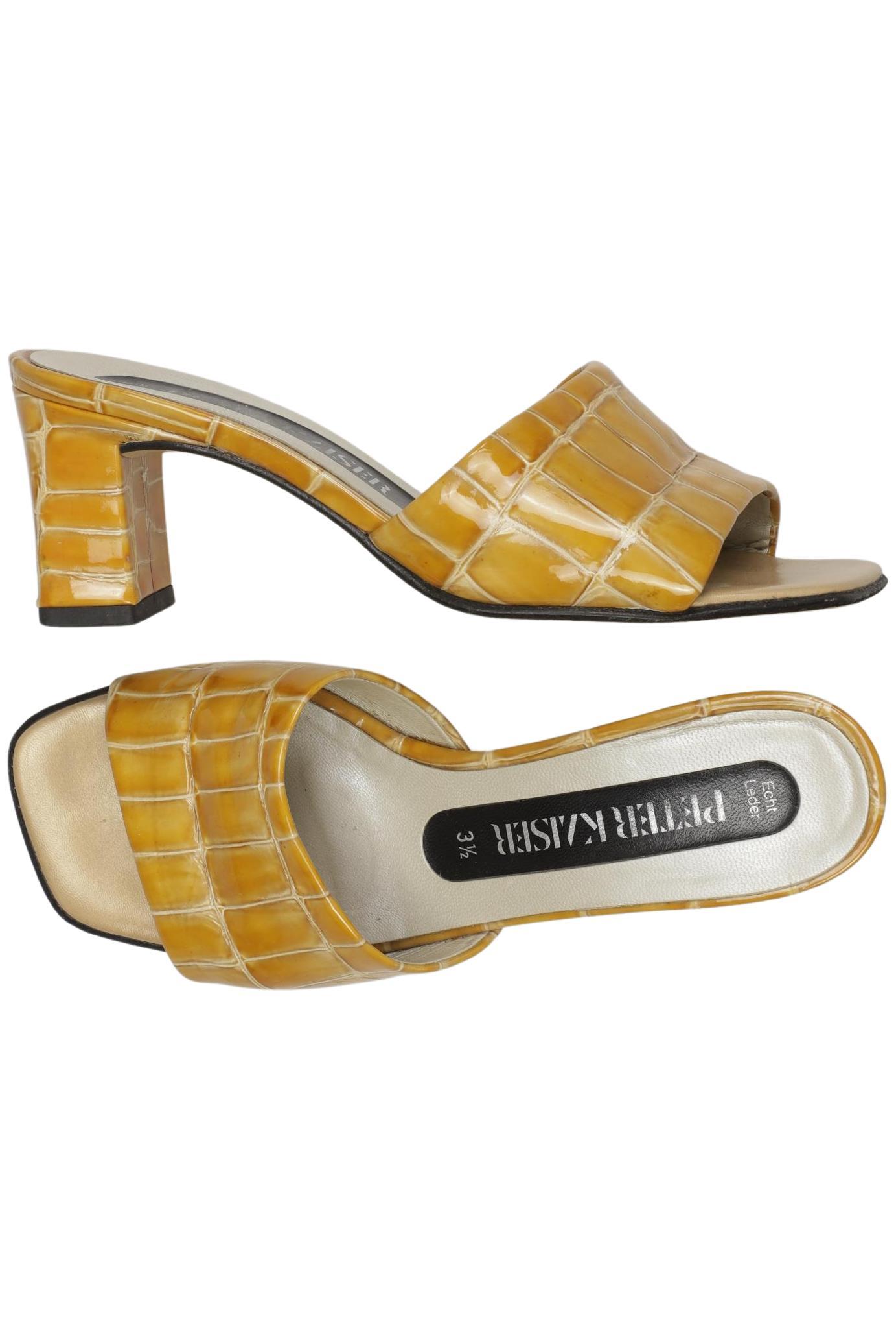 

Peter Kaiser Damen Sandale, gelb, Gr. 3.5