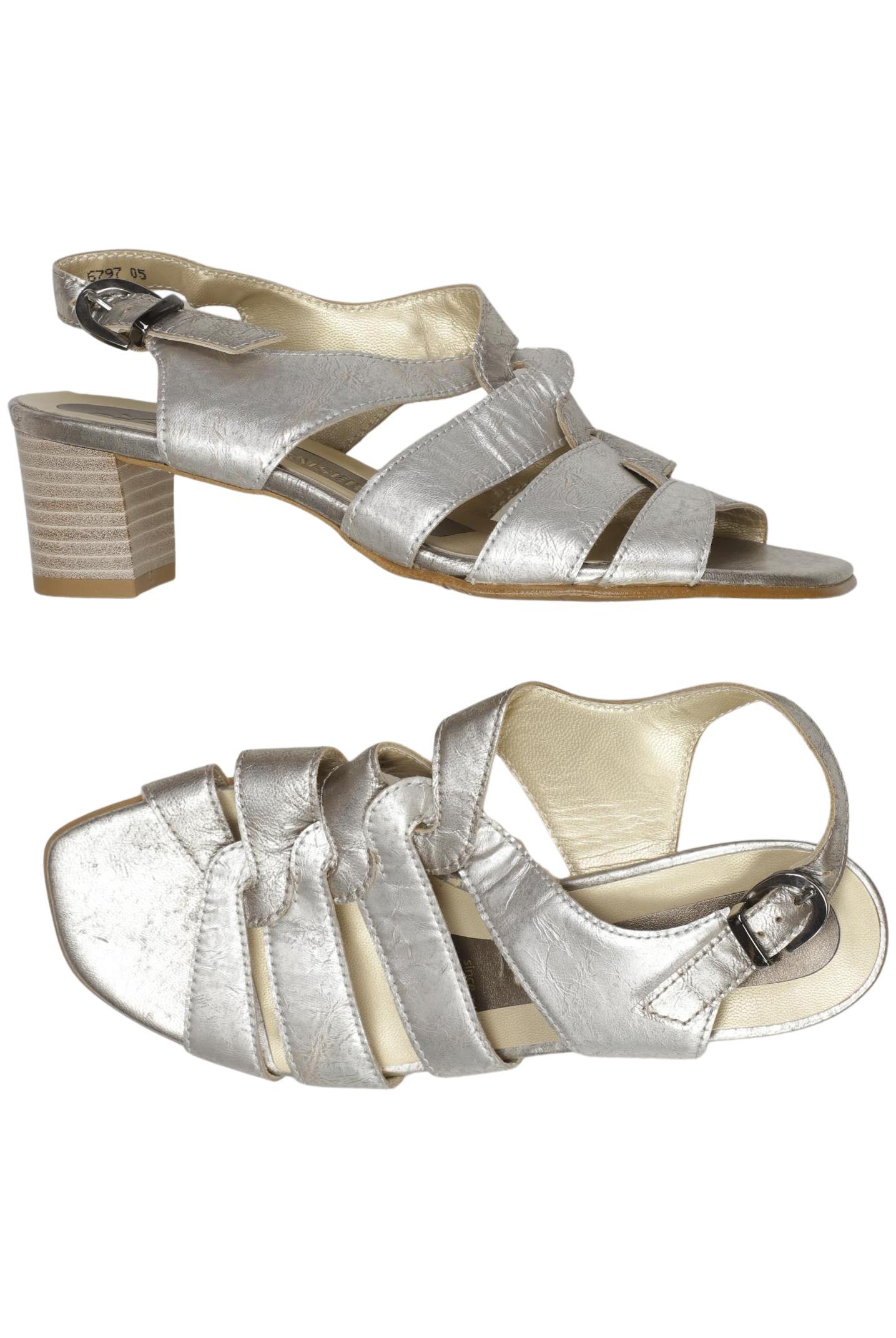 

Peter Kaiser Damen Sandale, silber, Gr. 4.5