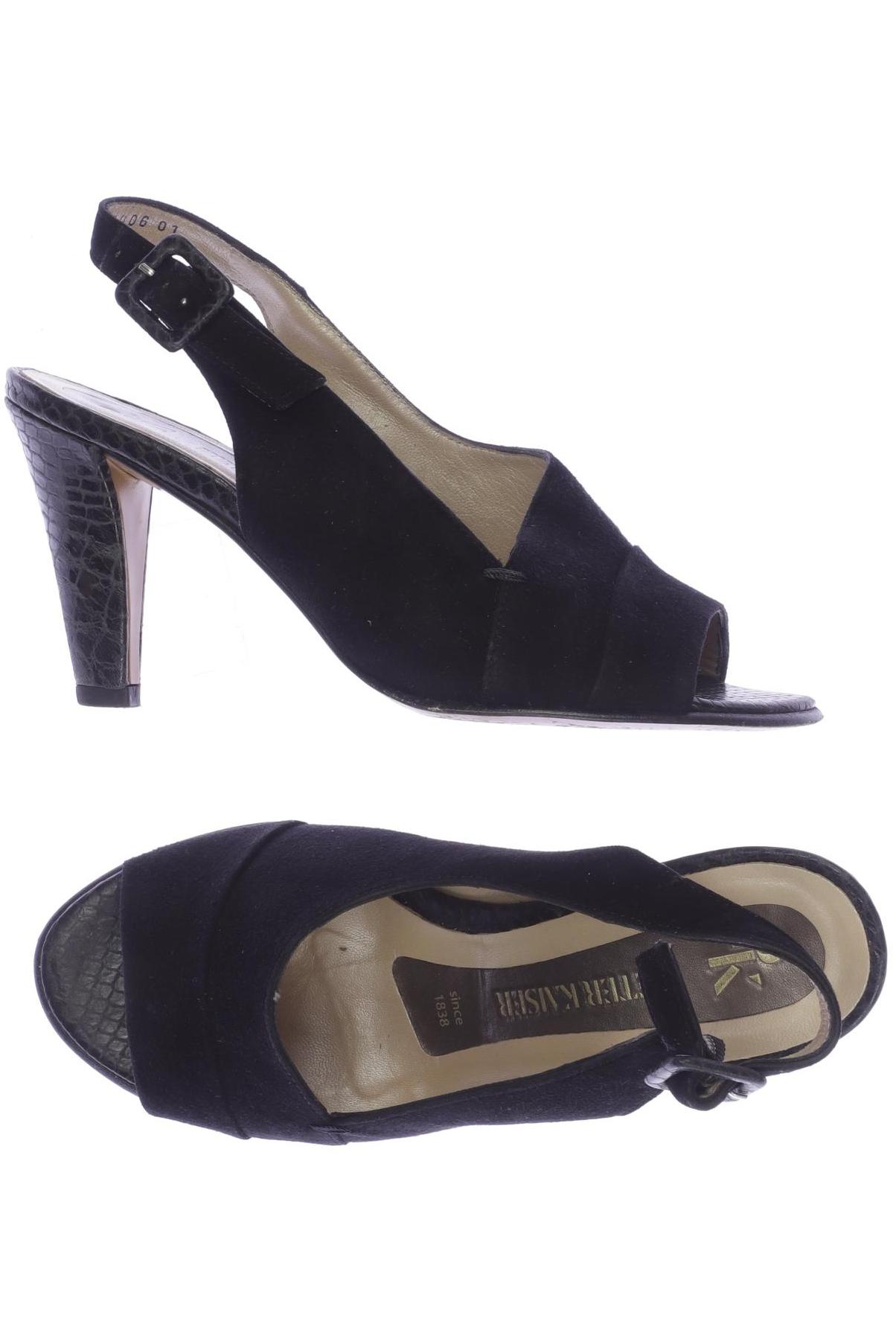 

Peter Kaiser Damen Sandale, schwarz, Gr. 3