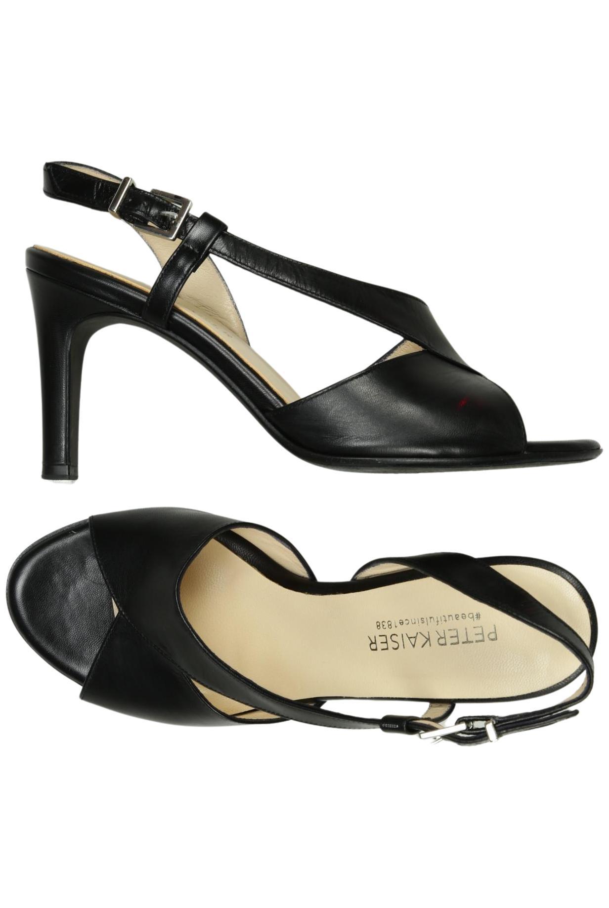 

Peter Kaiser Damen Sandale, schwarz, Gr. 5.5