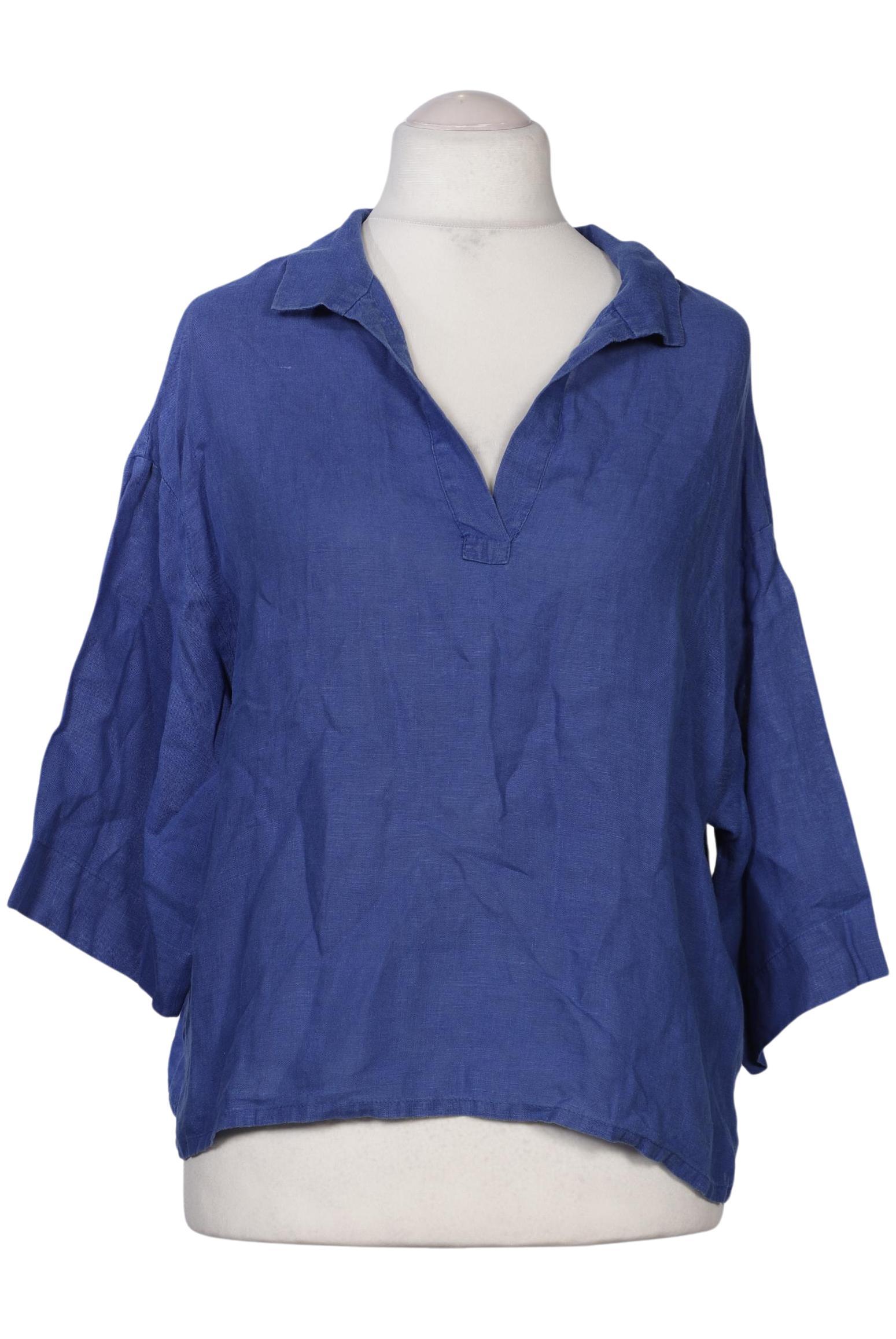 

peter o. mahler Damen Bluse, blau, Gr. 42