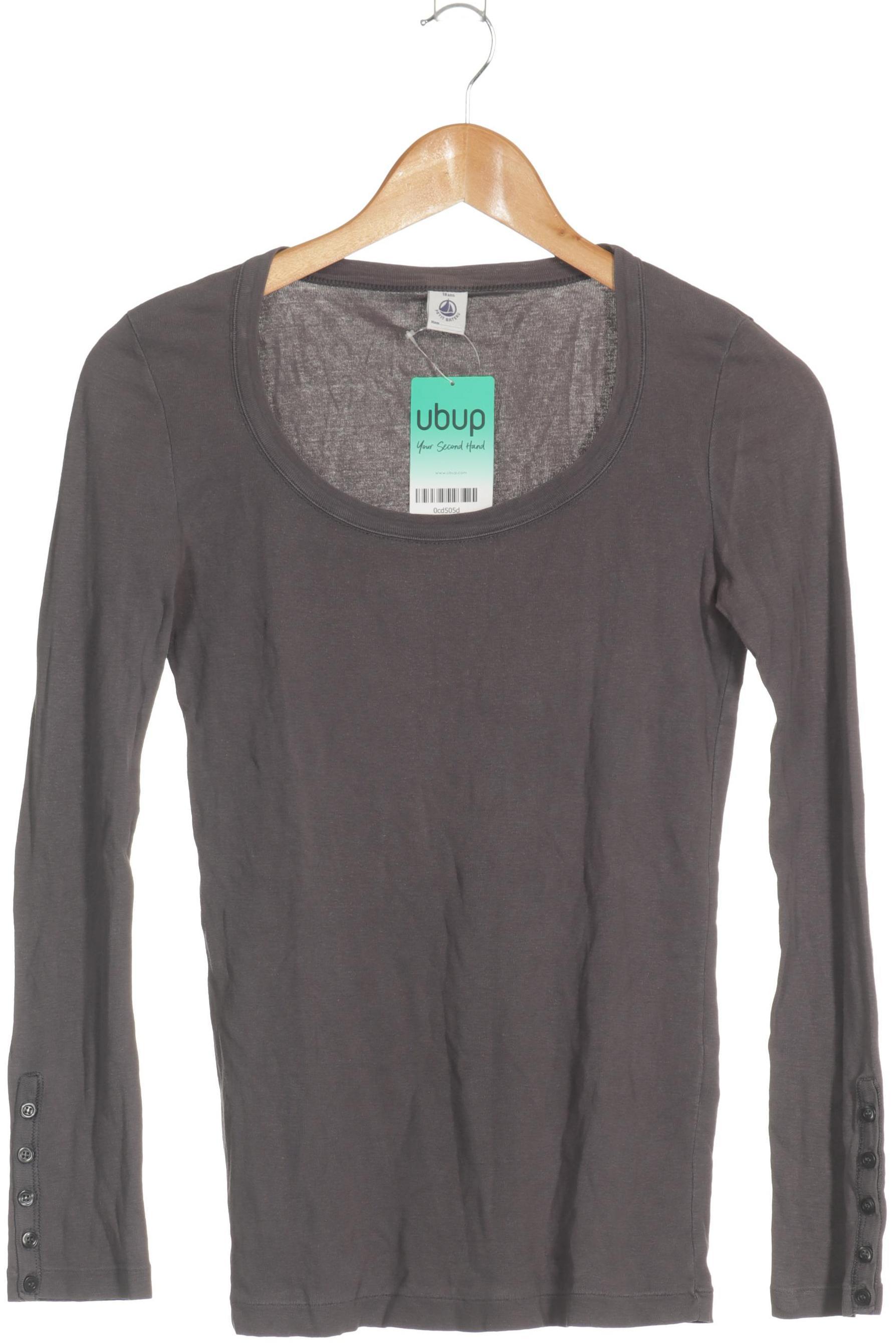 

Petit Bateau Damen Langarmshirt, grau, Gr.