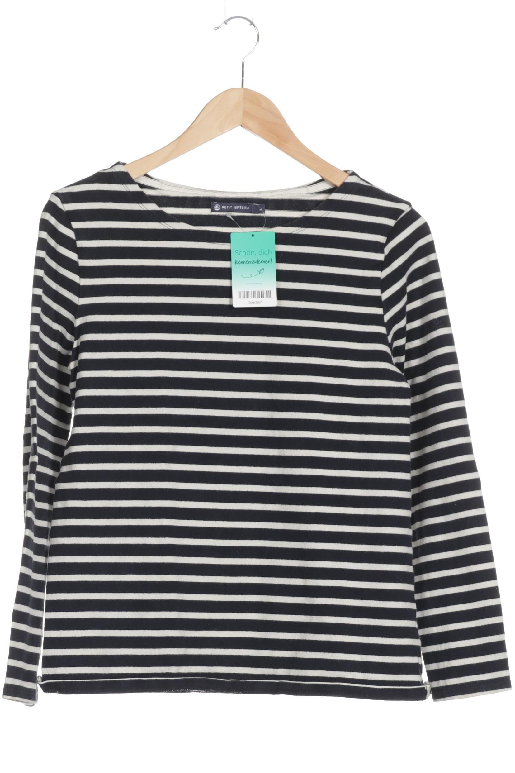

Petit Bateau Damen Langarmshirt, blau, Gr.