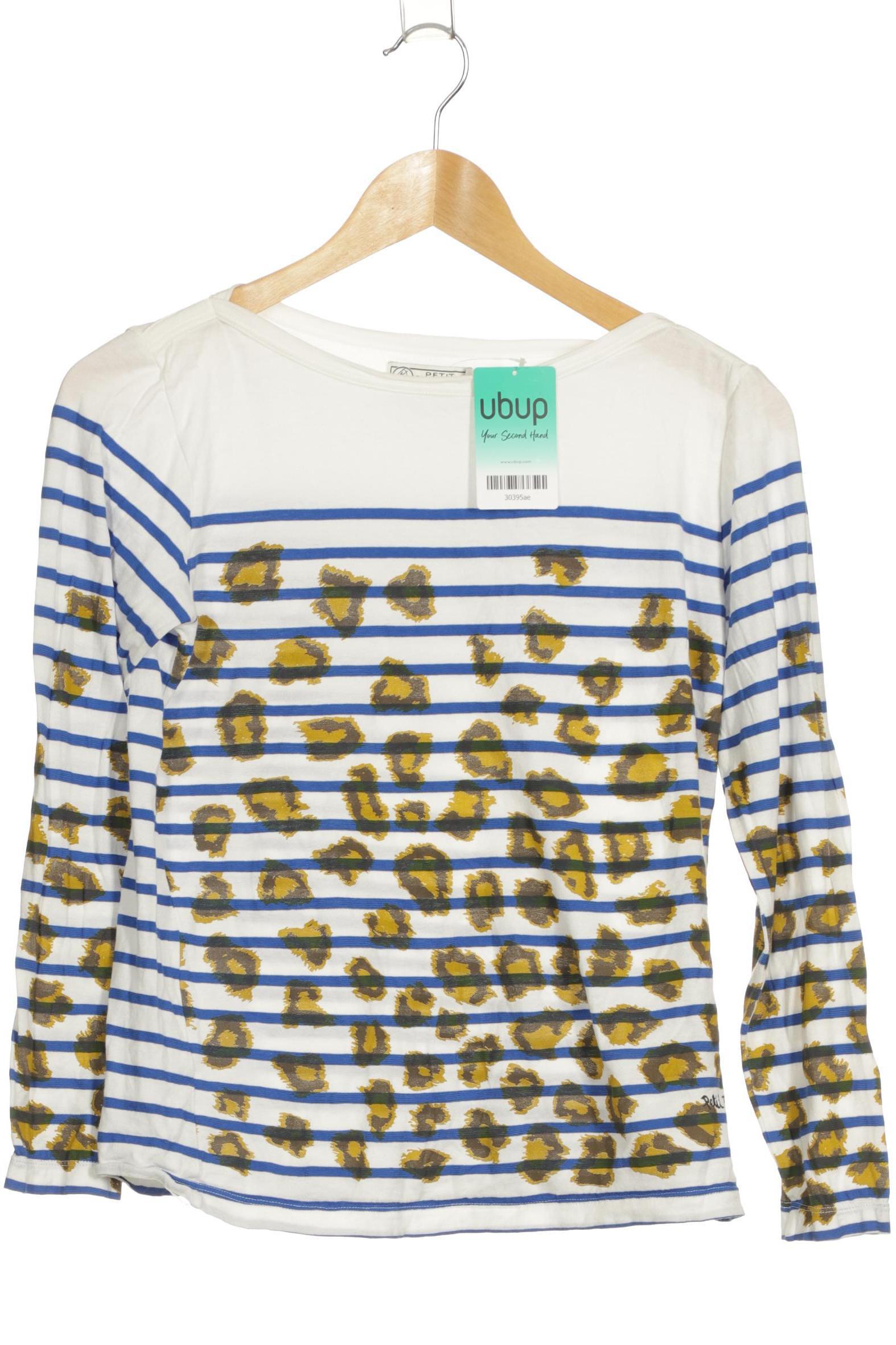 

Petit Bateau Damen Langarmshirt, weiß, Gr.