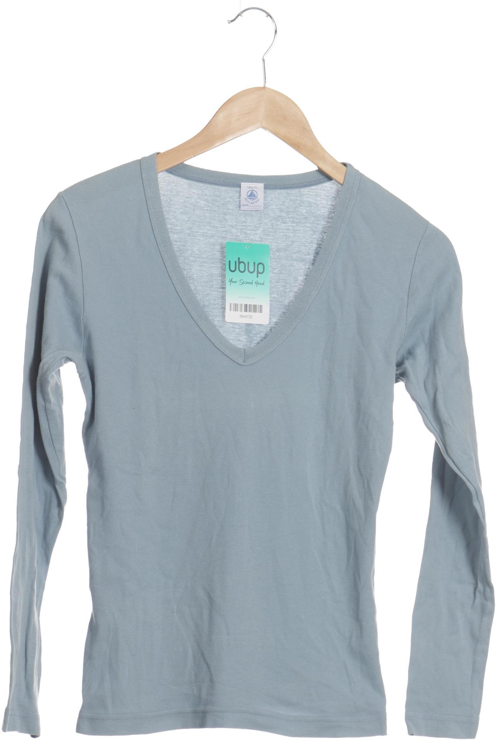 

Petit Bateau Damen Langarmshirt, blau, Gr.