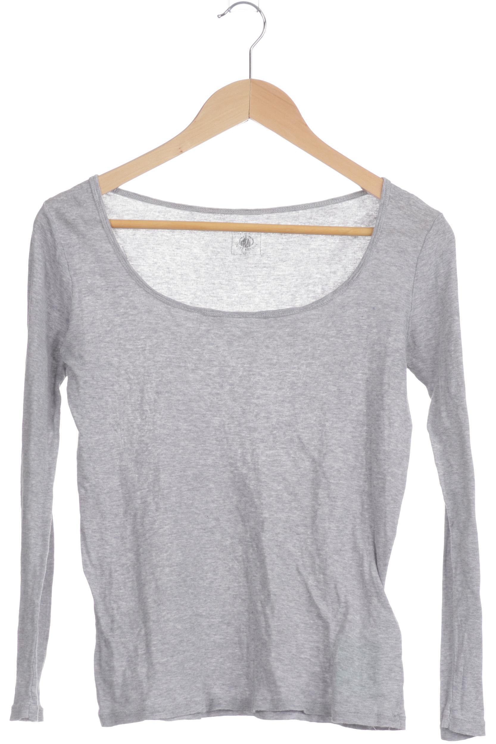 

Petit Bateau Damen Langarmshirt, grau, Gr.