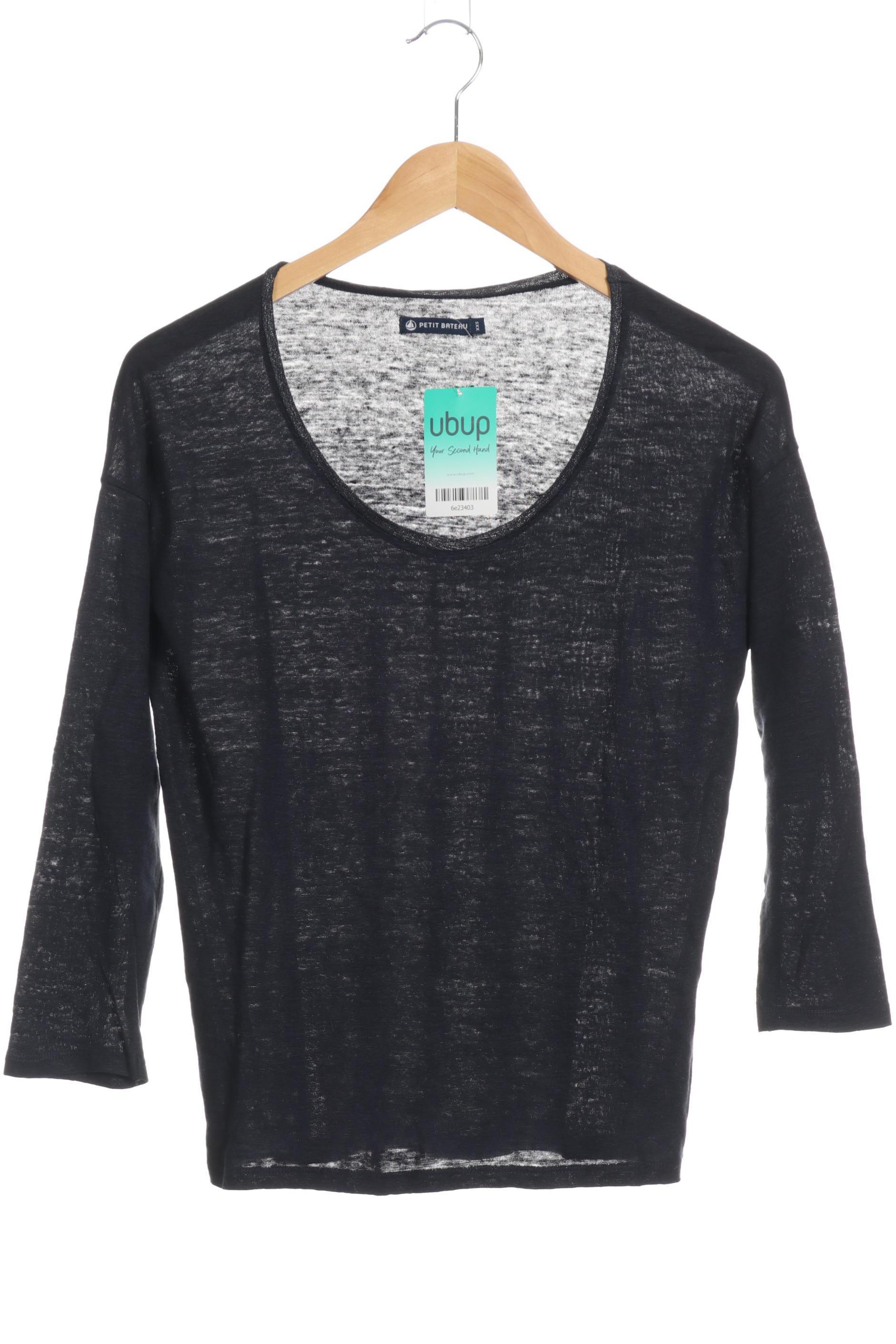 

Petit Bateau Damen Langarmshirt, blau, Gr.