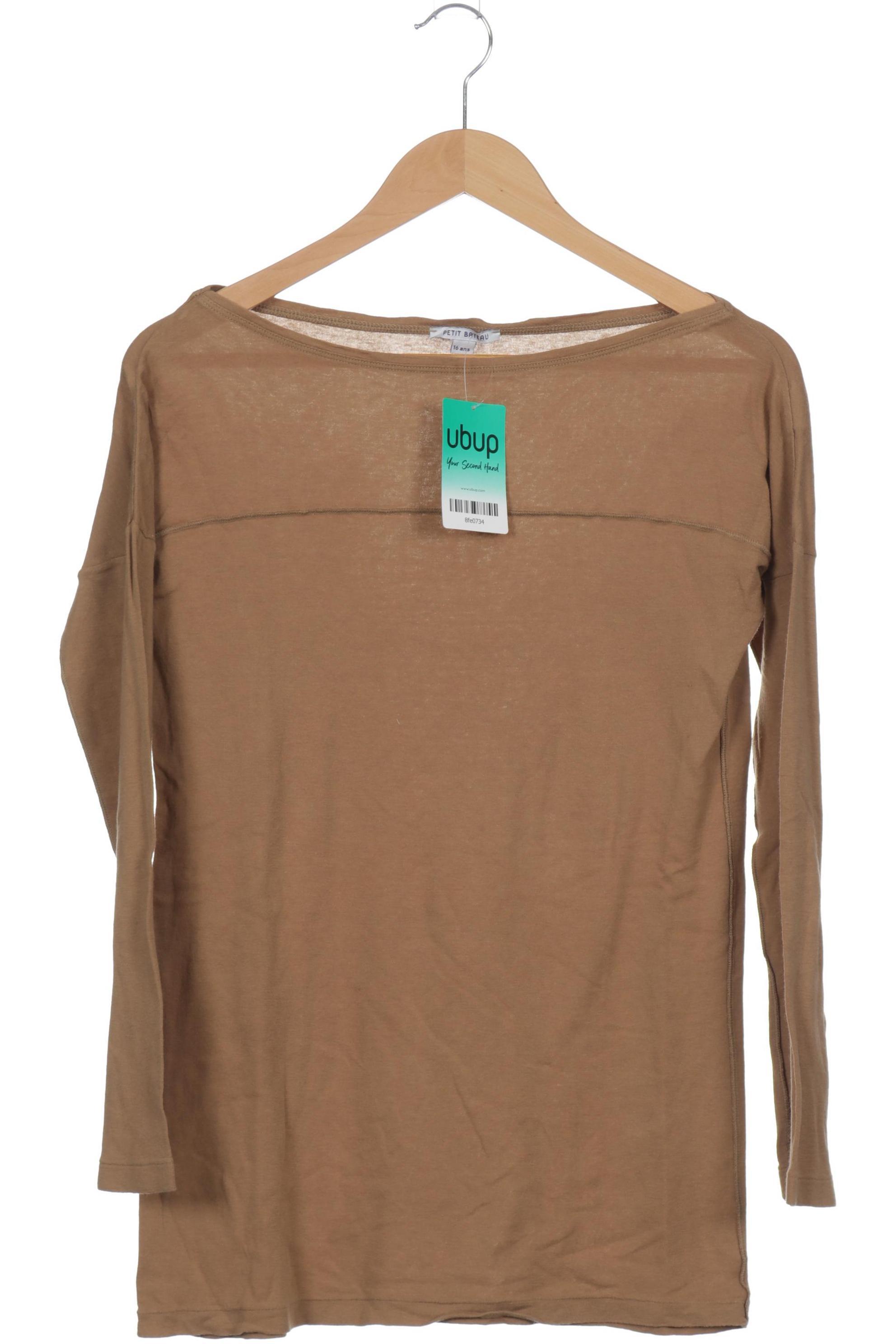 

Petit Bateau Damen Langarmshirt, braun, Gr.