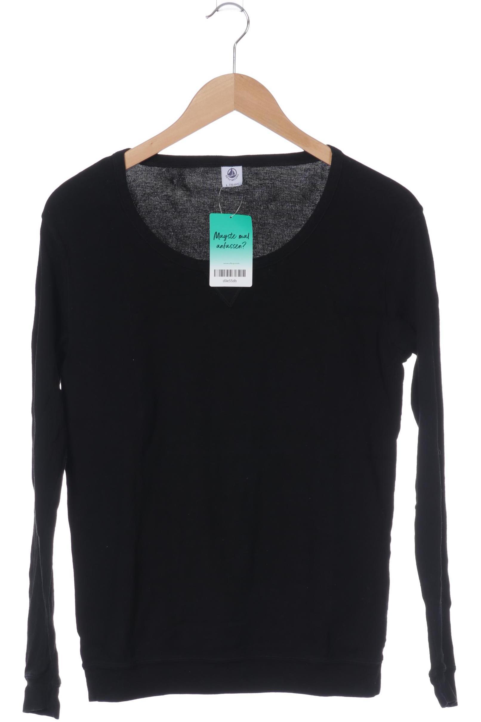 

Petit Bateau Damen Langarmshirt, schwarz, Gr.