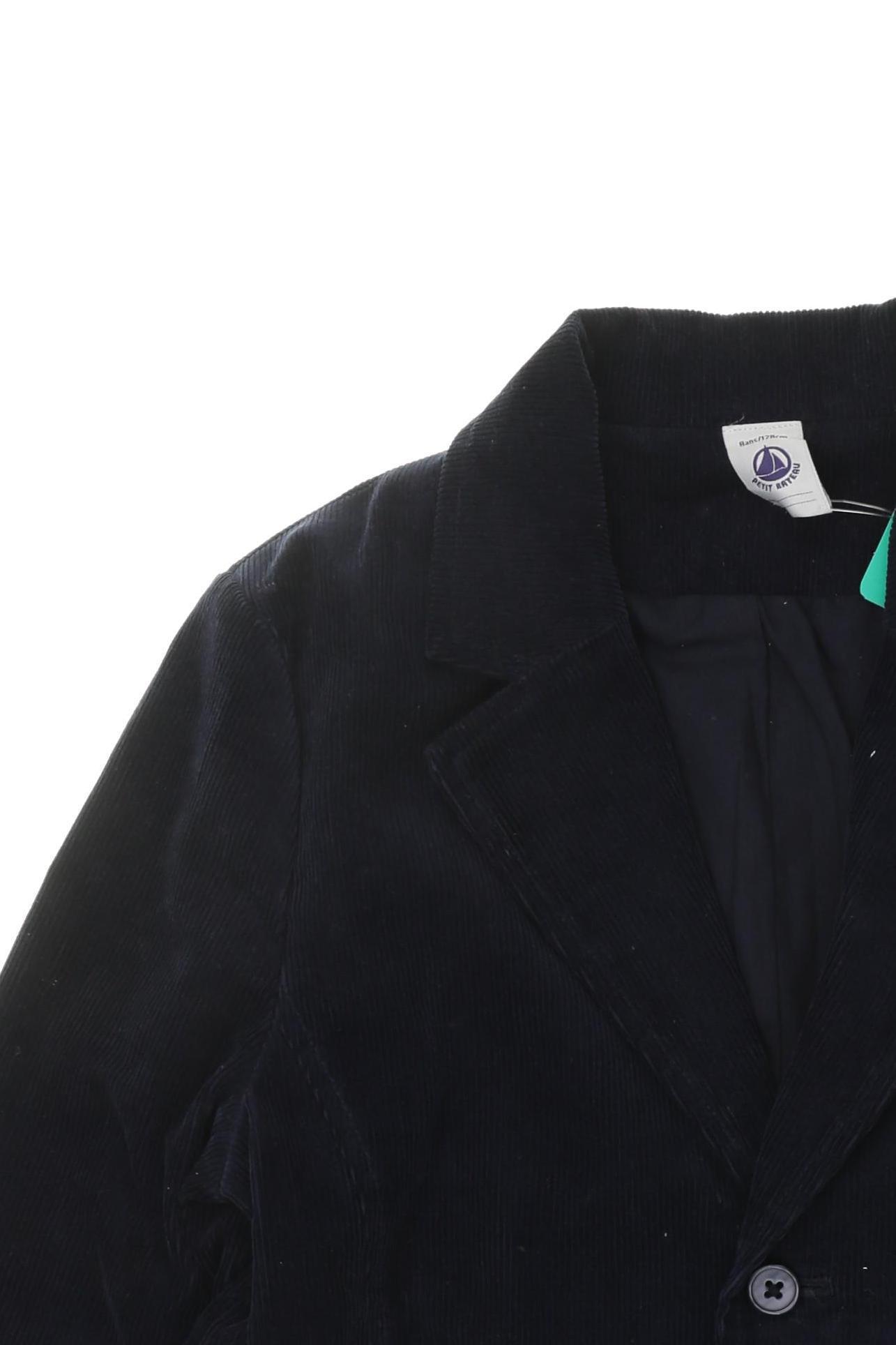 Thumbnail - Petit Bateau Jungen Jacke, blau, Gr. 128