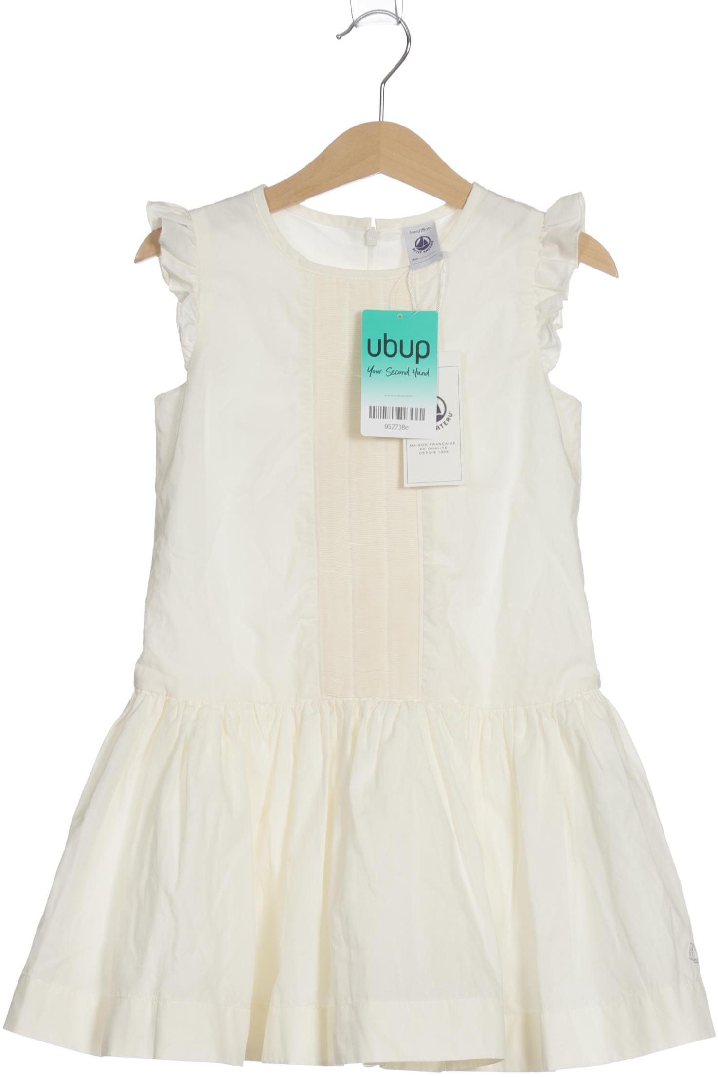 

Petit Bateau Mädchen Kleid, weiß, Gr. 110