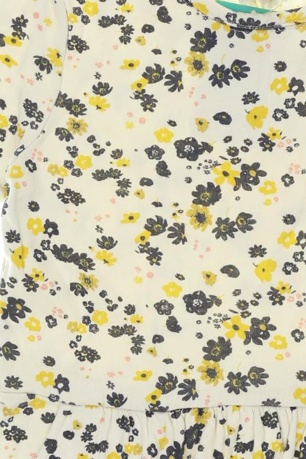 Thumbnail - Petit Bateau Mädchen Kleid, beige, Gr. 128