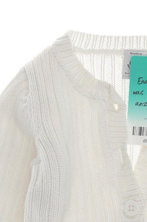 Thumbnail - Petit Bateau Mädchen Strickjacke, weiß, Gr. 86