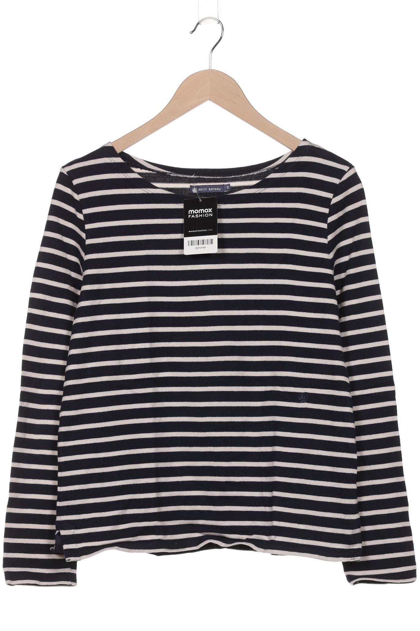 

Petit Bateau Damen Langarmshirt, marineblau, Gr. 38