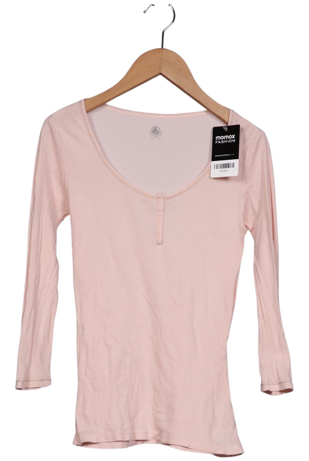 

Petit Bateau Damen Langarmshirt, pink, Gr. 34