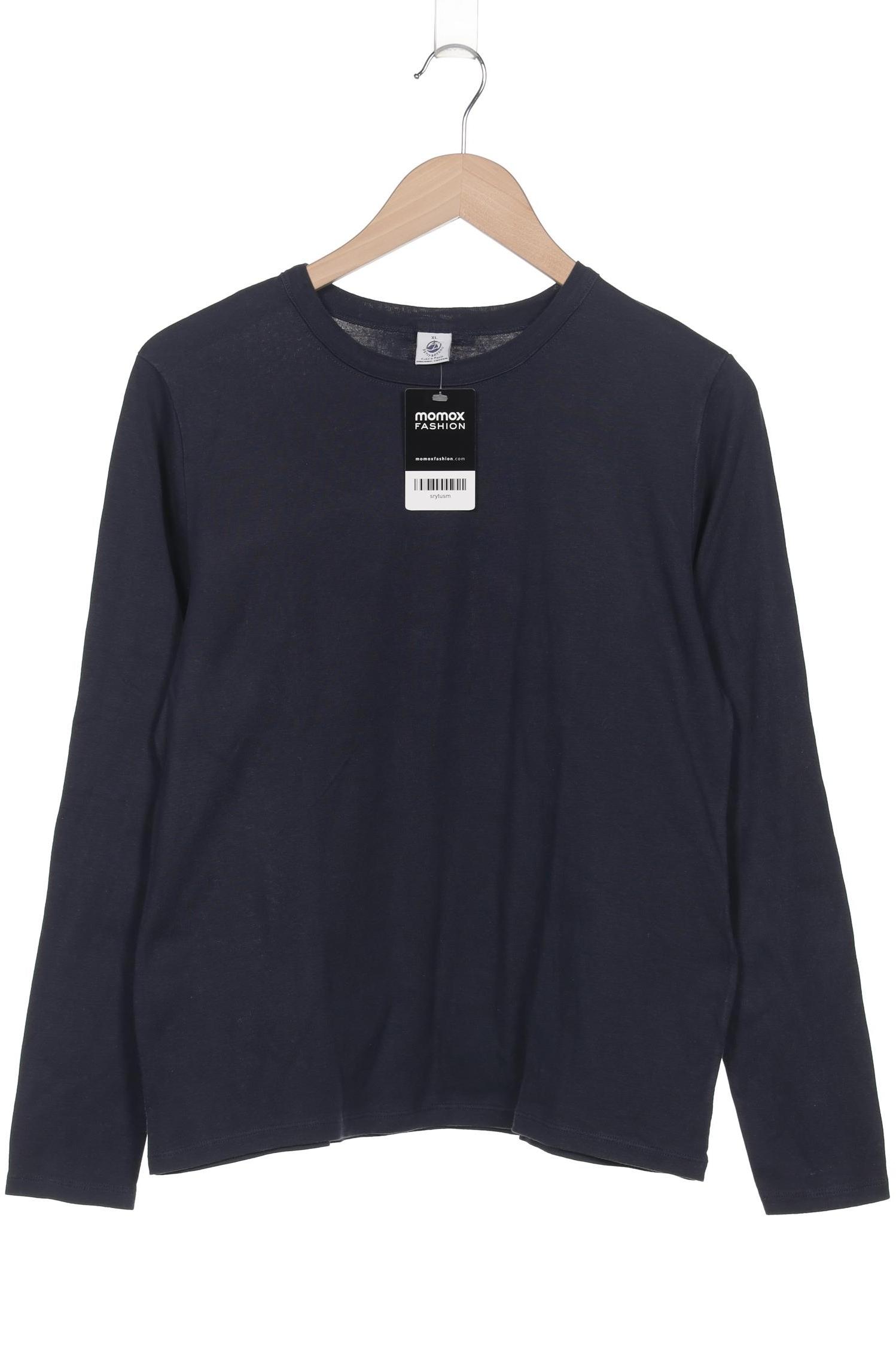 

Petit Bateau Damen Langarmshirt, marineblau, Gr. 44