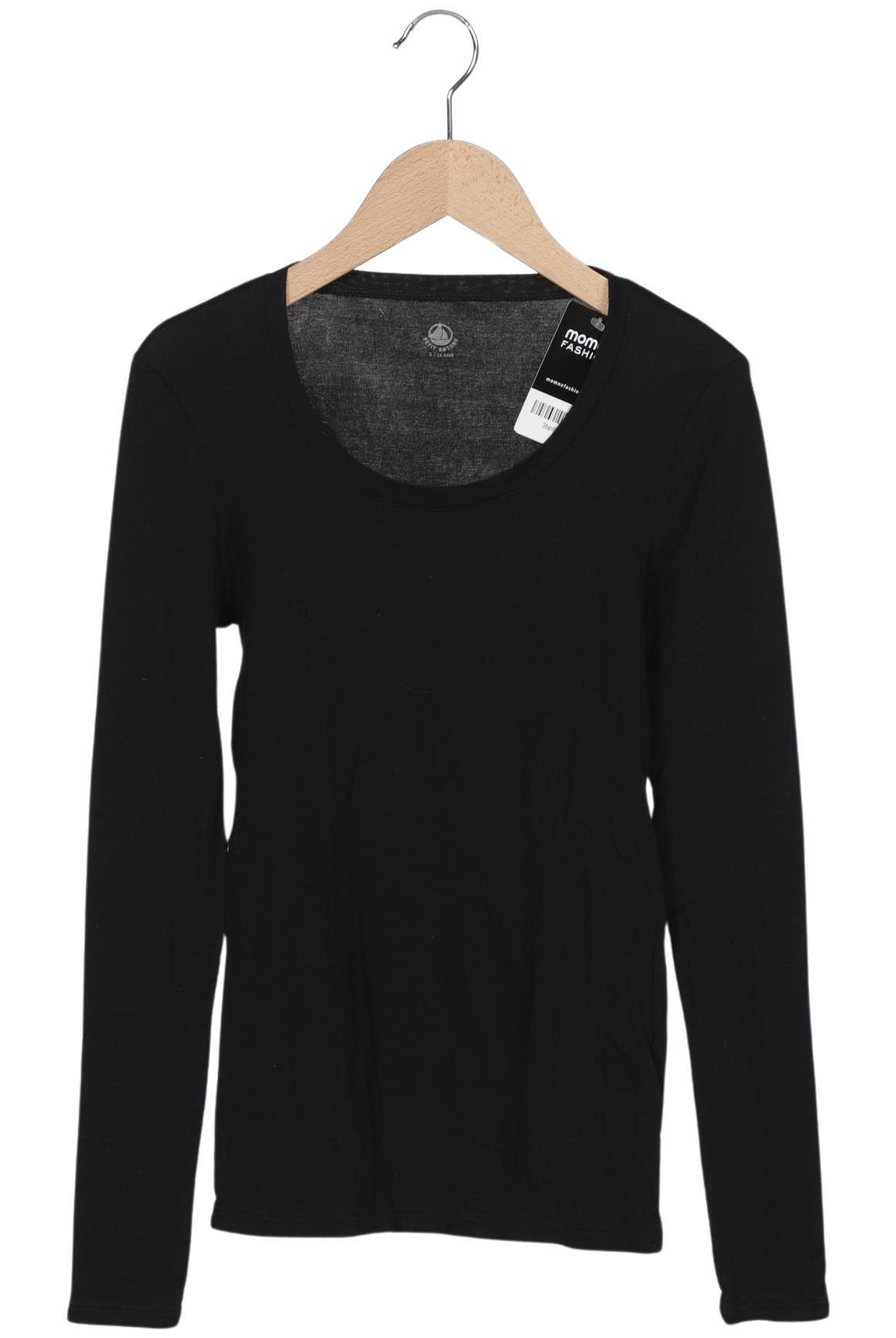 

Petit Bateau Damen Langarmshirt, schwarz, Gr. 36