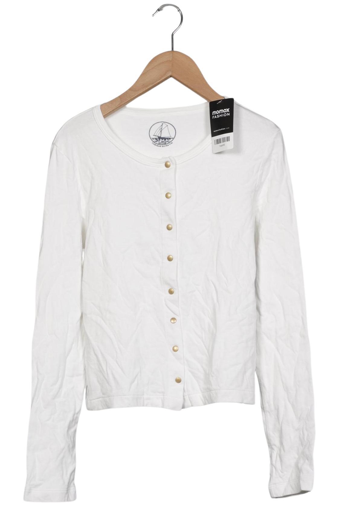 

Petit Bateau Damen Strickjacke, weiß, Gr. 32