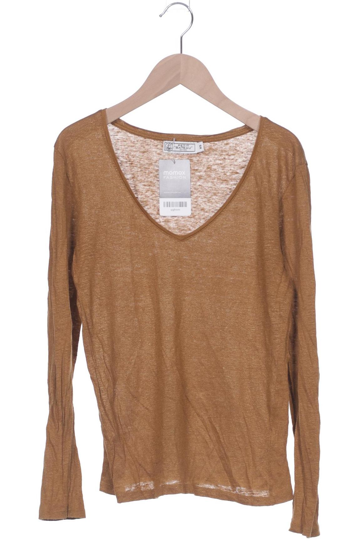 

Petit Bateau Damen Langarmshirt, braun, Gr. 34