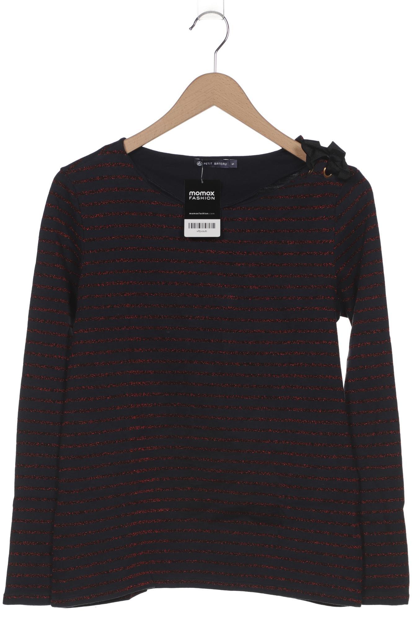 

Petit Bateau Damen Langarmshirt, marineblau, Gr. 36
