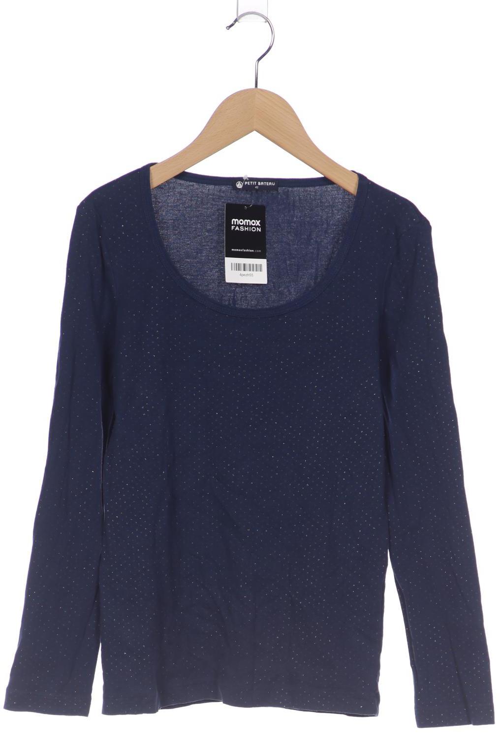 

Petit Bateau Damen Langarmshirt, marineblau, Gr. 42
