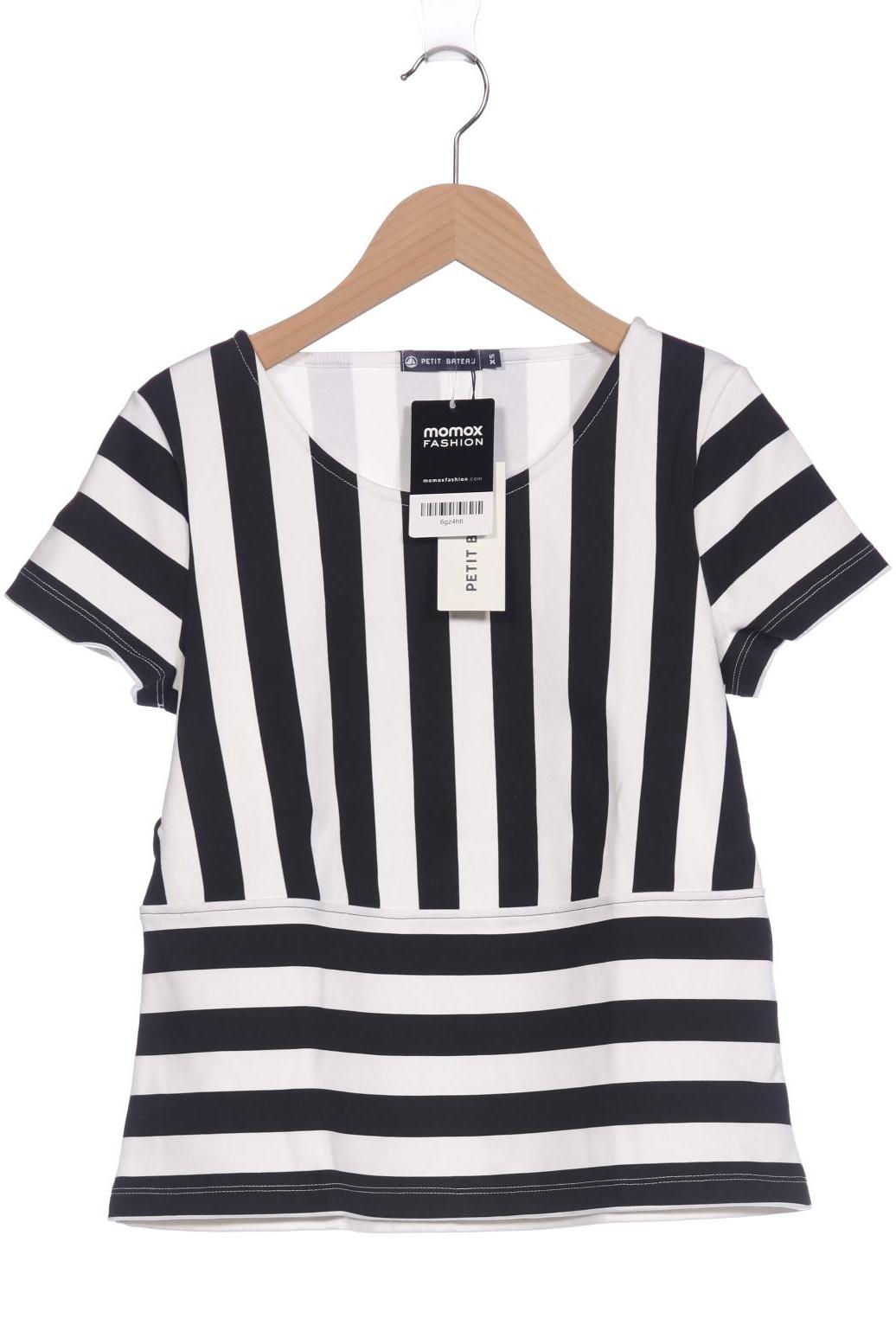 

Petit Bateau Damen T-Shirt, schwarz, Gr. 34