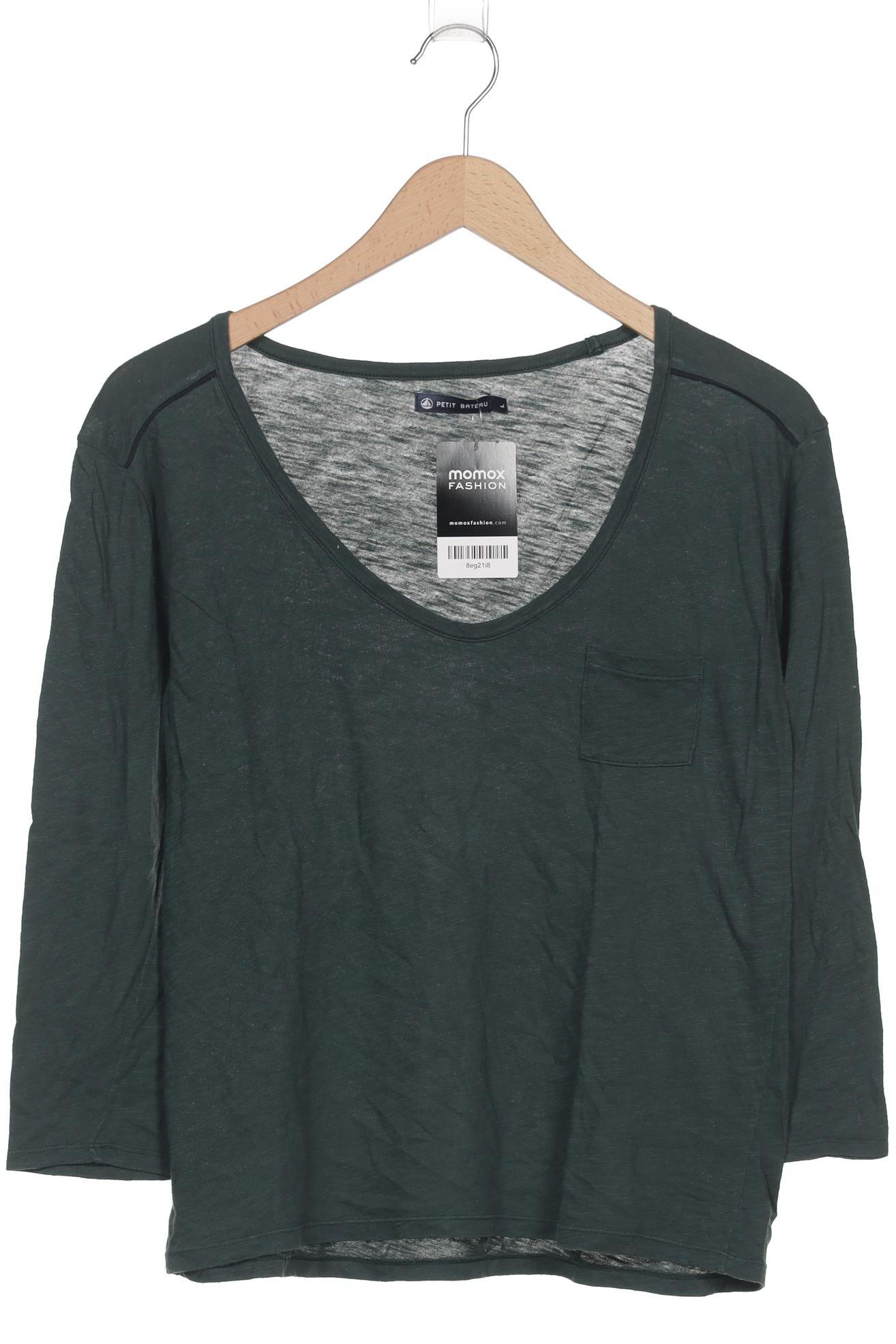 

Petit Bateau Damen Langarmshirt, grün, Gr. 42