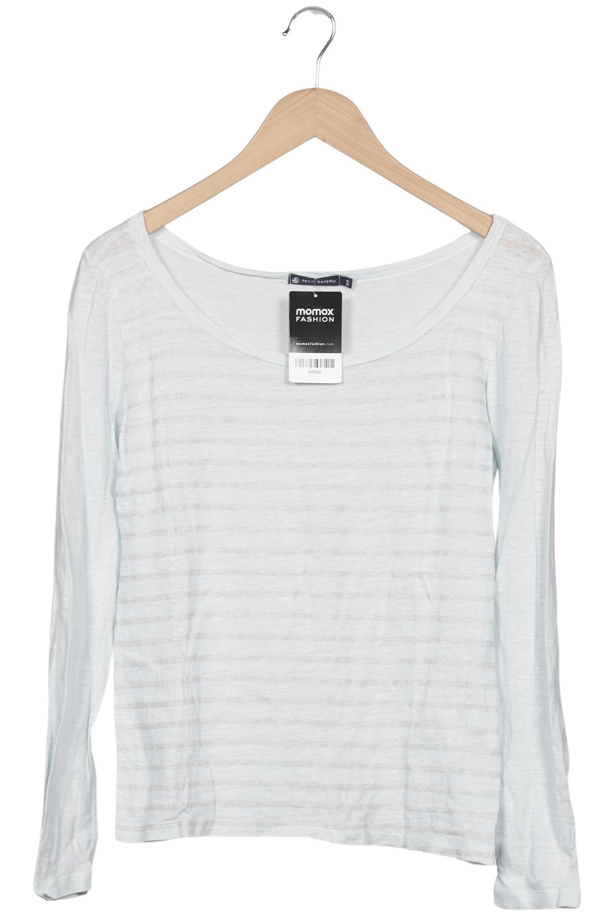 

Petit Bateau Damen Langarmshirt, hellblau, Gr. 34