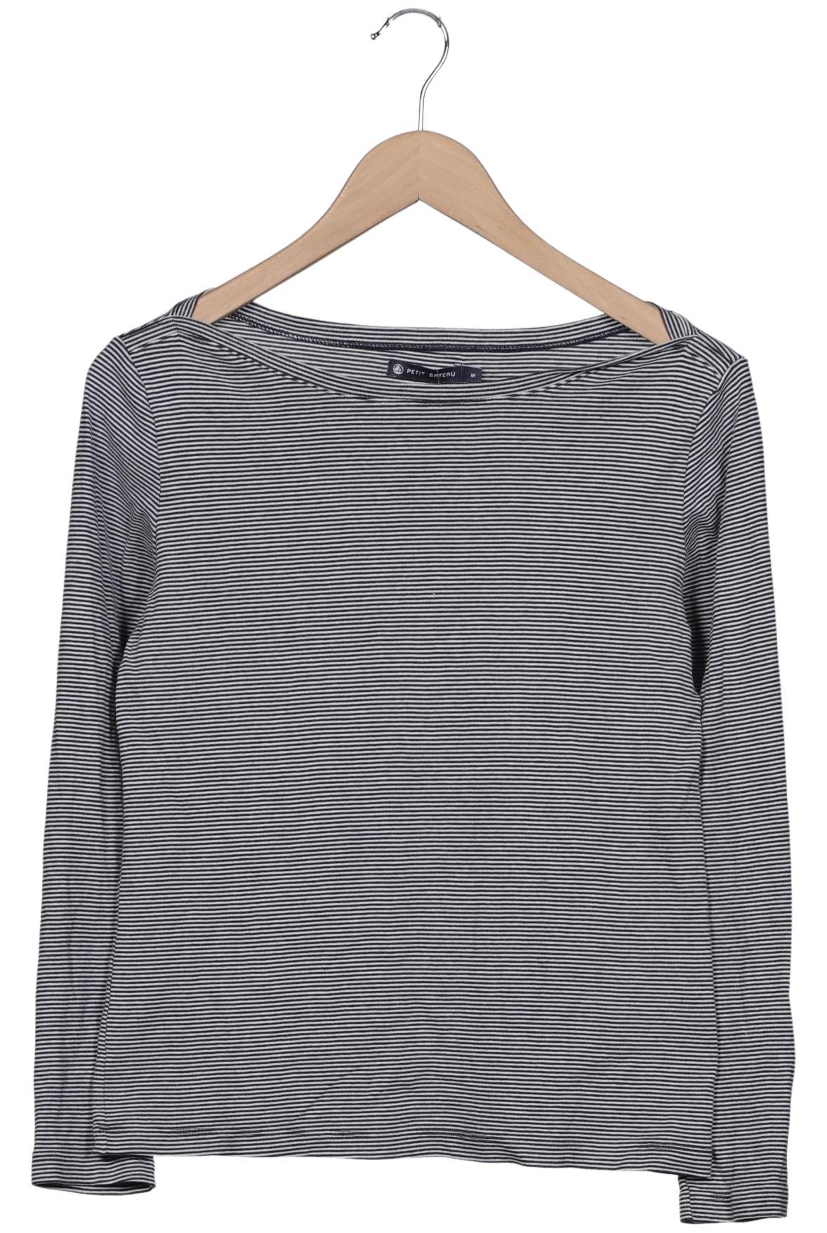 

Petit Bateau Damen Langarmshirt, marineblau, Gr. 36