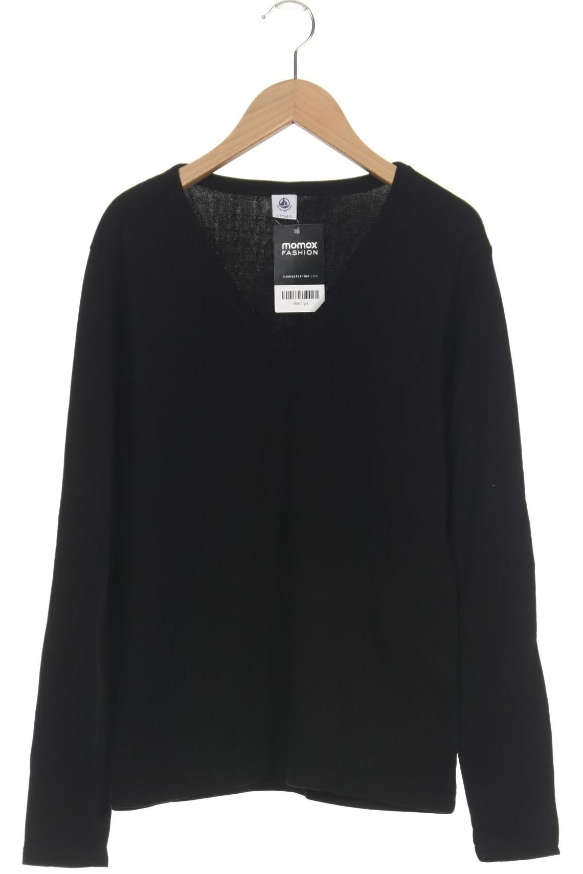 

Petit Bateau Damen Langarmshirt, schwarz, Gr. 42