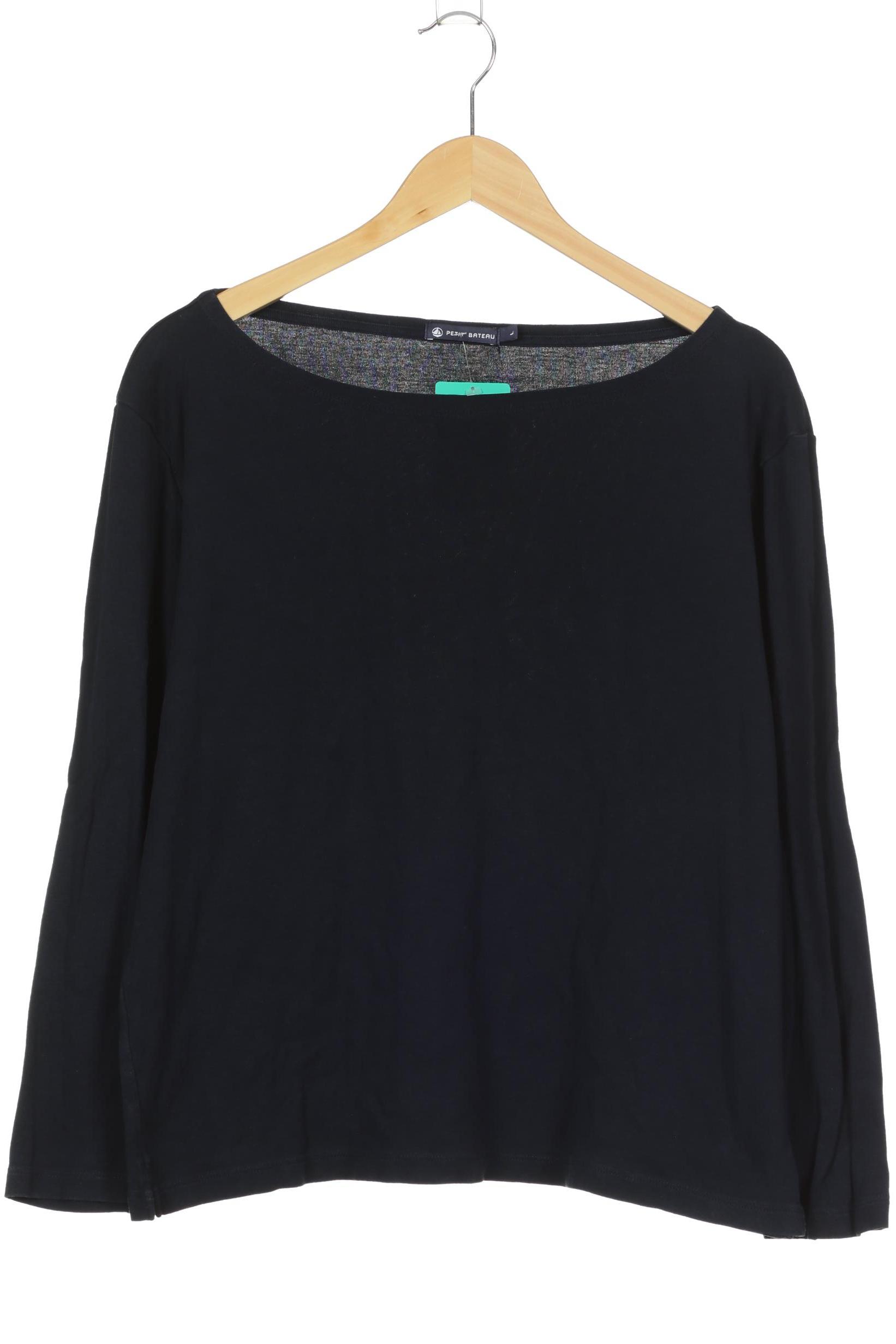 

Petit Bateau Damen Langarmshirt, blau, Gr. 42
