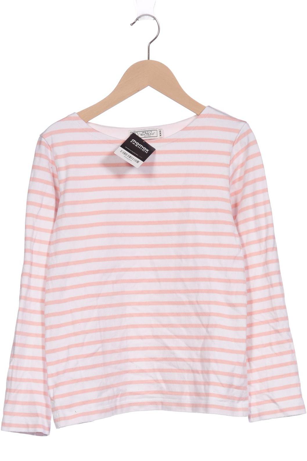 

Petit Bateau Damen Langarmshirt, weiß, Gr. 32