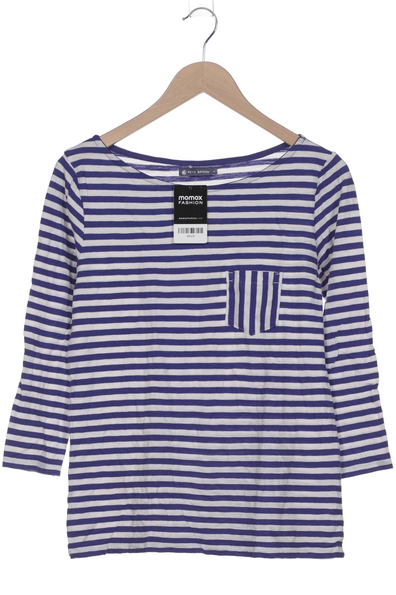 

Petit Bateau Damen Langarmshirt, blau, Gr. 42