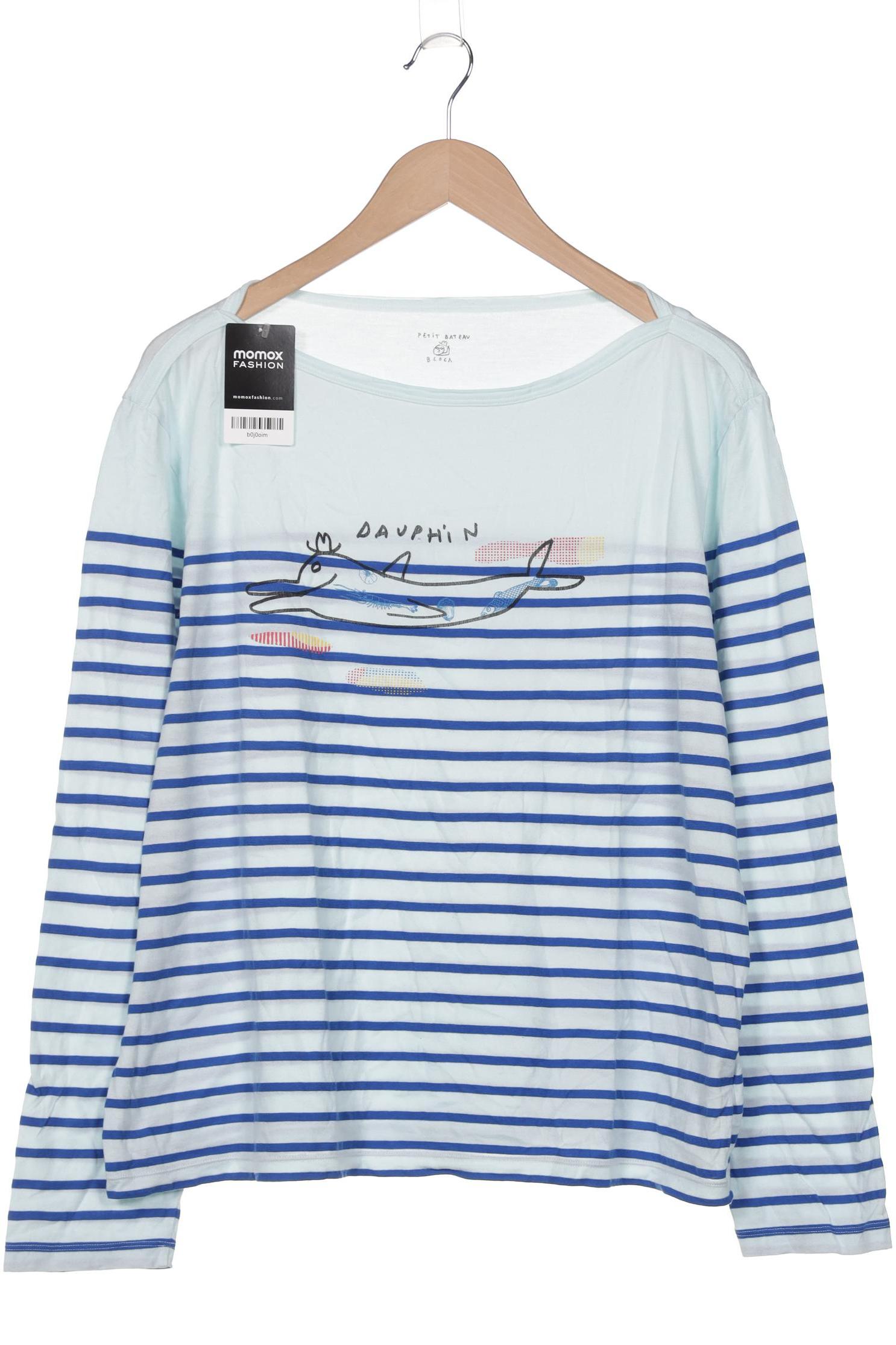 

Petit Bateau Damen Langarmshirt, hellblau, Gr. 44