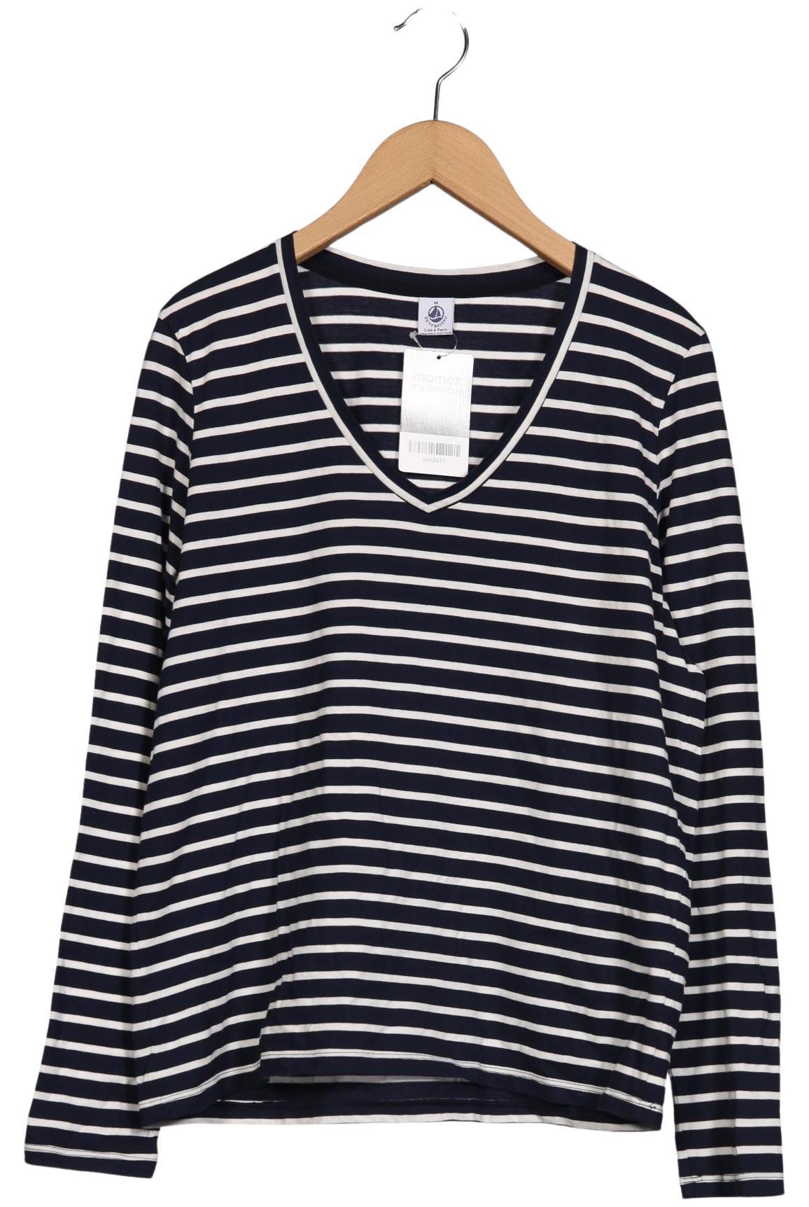 

Petit Bateau Damen Langarmshirt, marineblau, Gr. 38