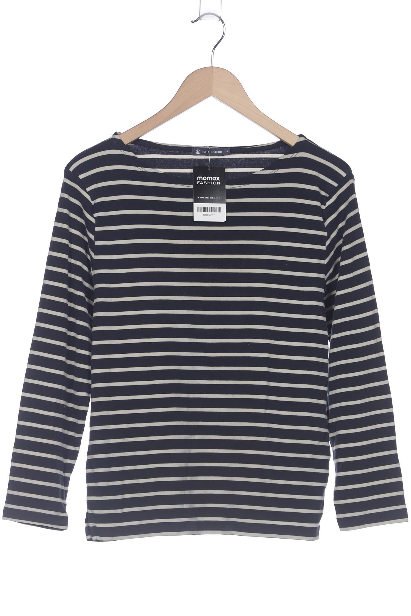 

Petit Bateau Damen Langarmshirt, marineblau, Gr. 42