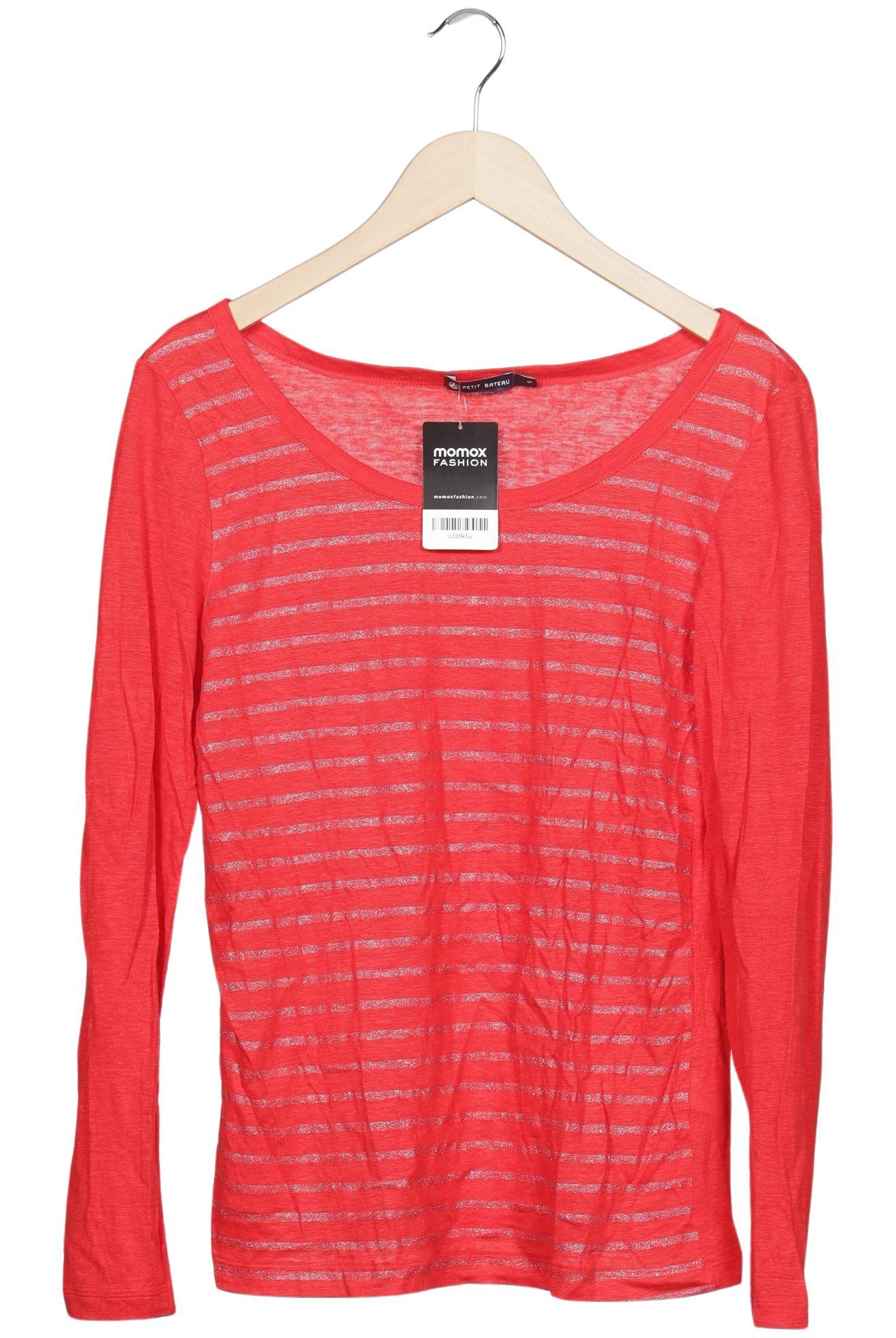 

Petit Bateau Damen Langarmshirt, rot, Gr. 36