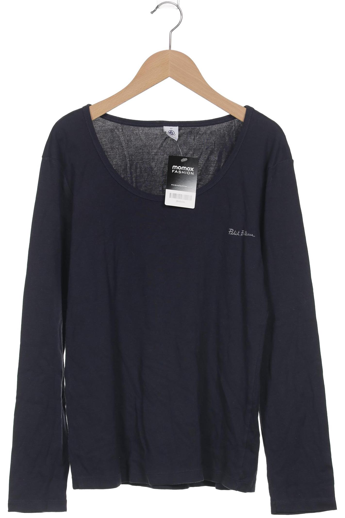 

Petit Bateau Damen Langarmshirt, marineblau, Gr. 40