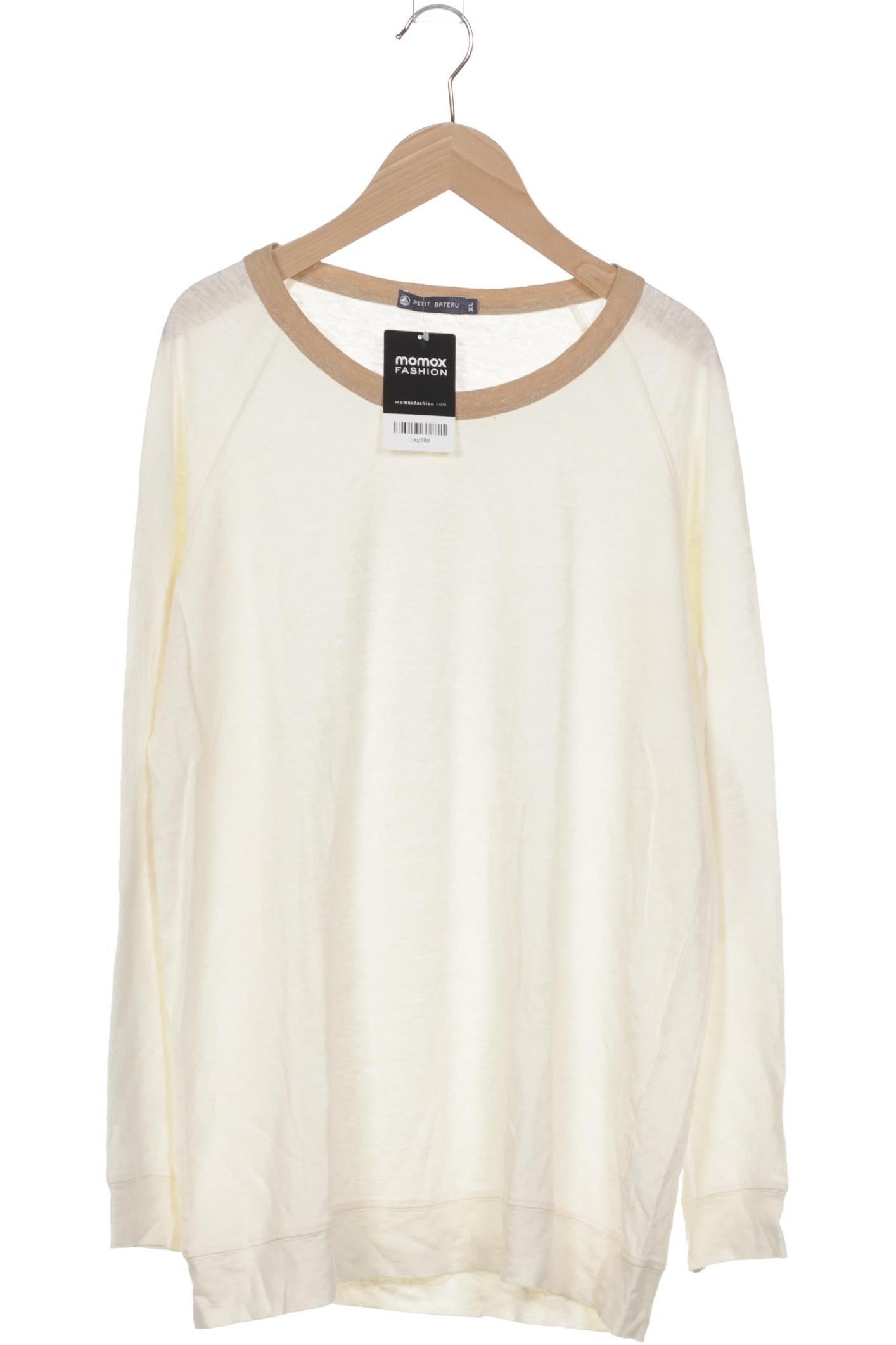 

Petit Bateau Damen Langarmshirt, cremeweiß, Gr. 44