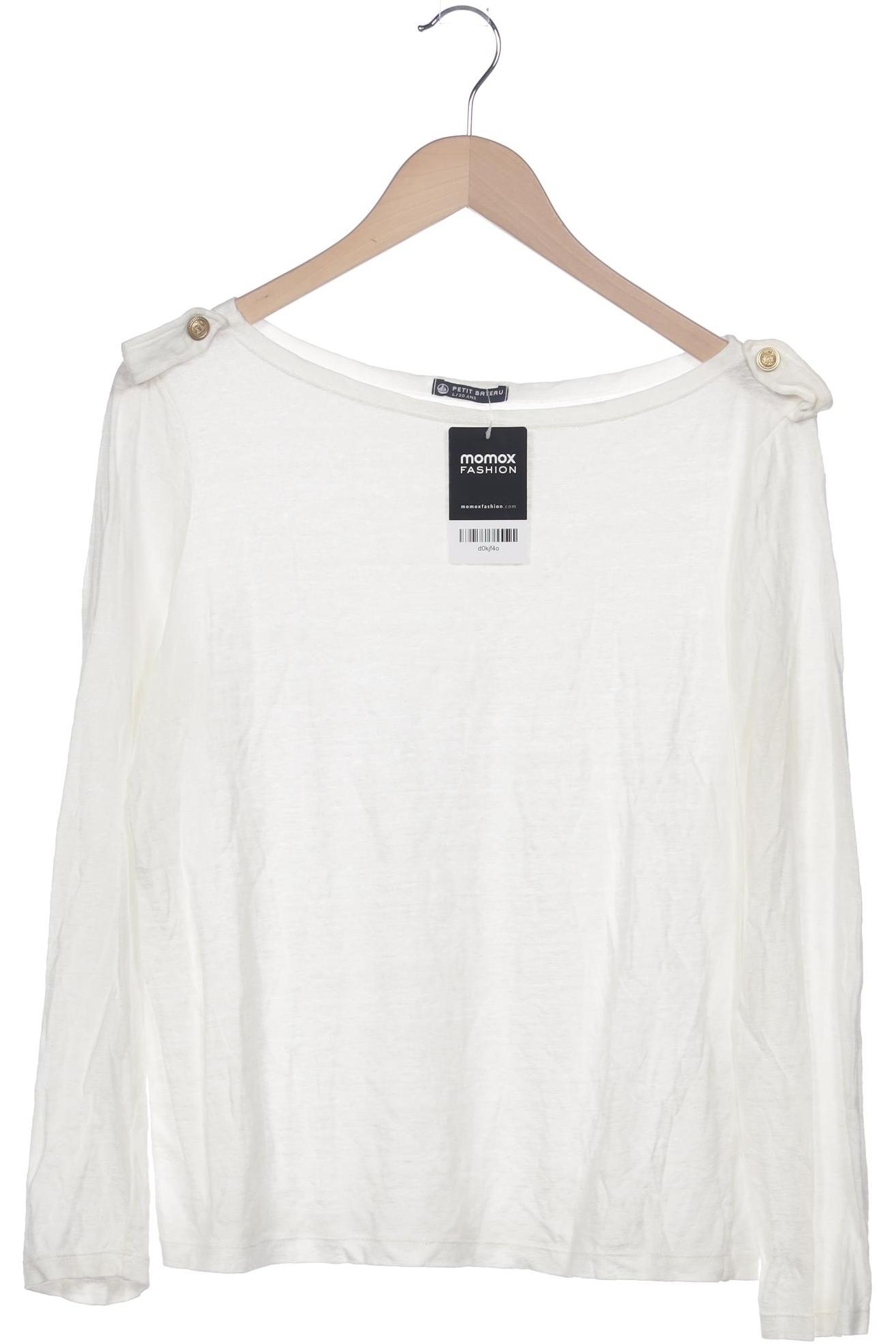 

Petit Bateau Damen Langarmshirt, cremeweiß, Gr. 42