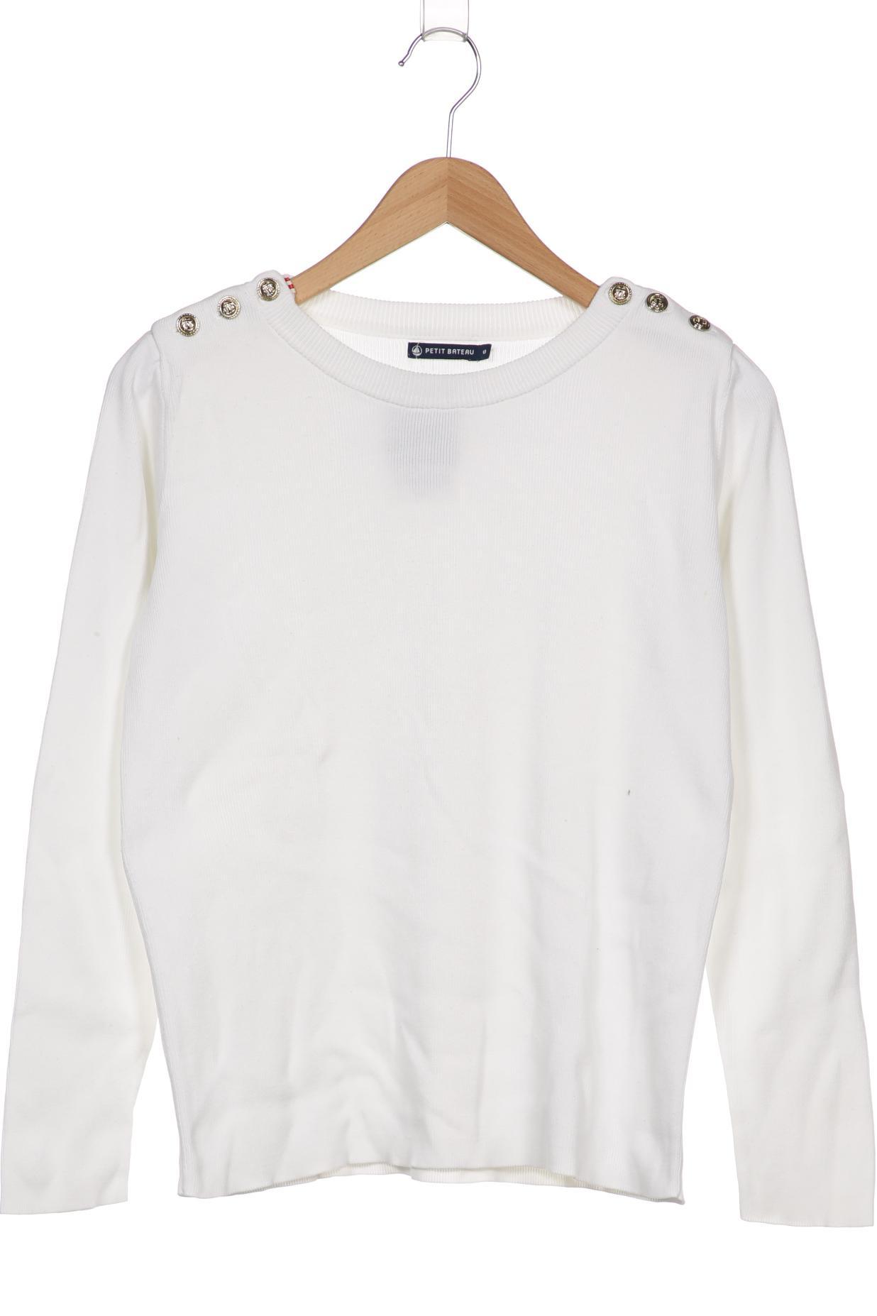 

Petit Bateau Damen Pullover, weiß