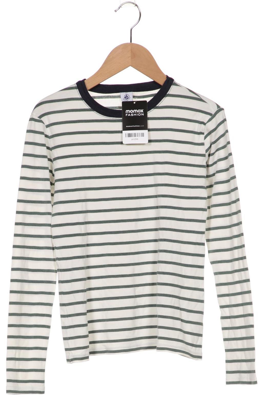 

Petit Bateau Damen Langarmshirt, weiß, Gr. 34